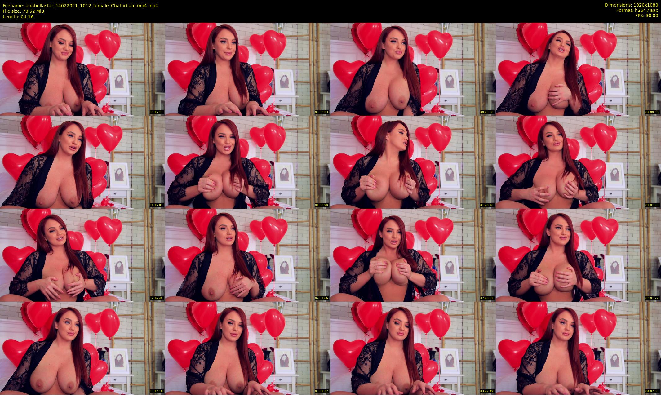anabellastar — 5 minute Chaturbate female cam show recording, 1080p, Feb 14, 2021