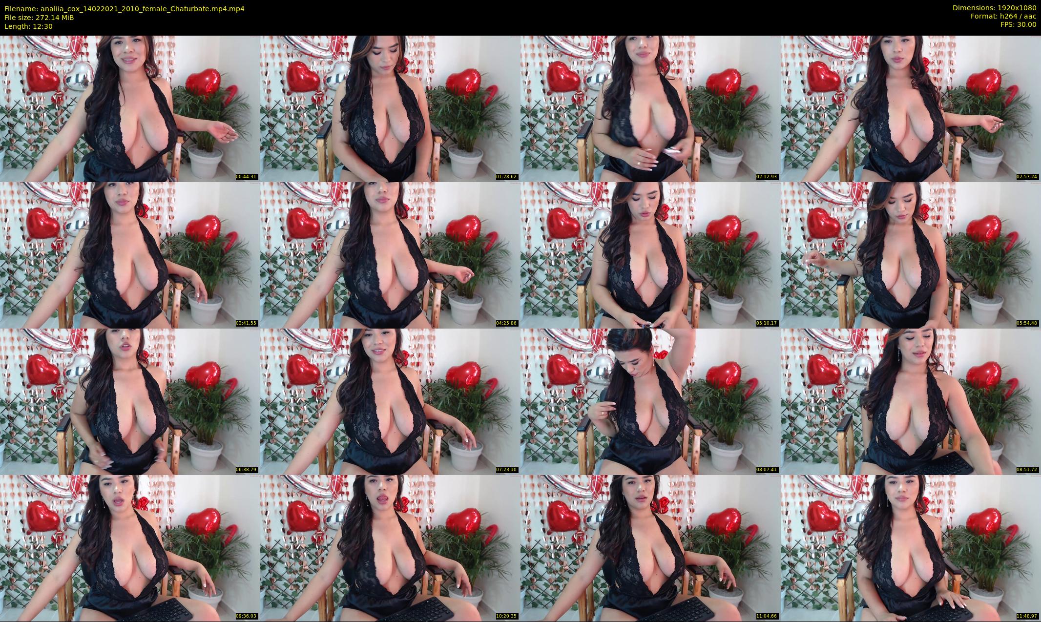 analiia_cox — 13 minute Chaturbate female cam show recording, 1080p, Feb 14, 2021