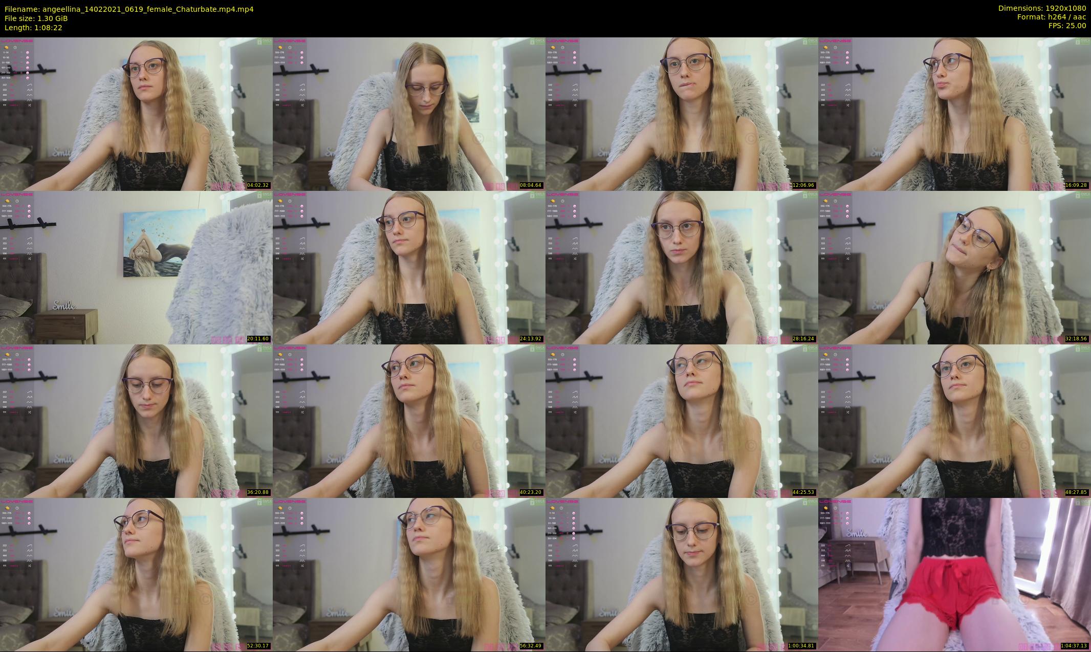 angeellina — 69 minute Chaturbate female cam show recording, 1080p, Feb 14, 2021