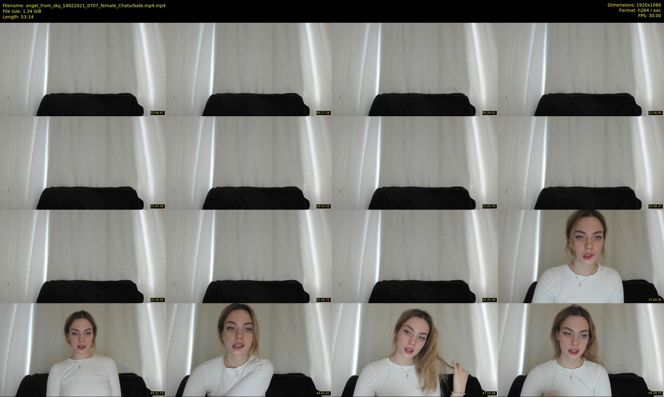 angel_from_sky — 54 minute Chaturbate female cam show recording, 1080p, Feb 14, 2021