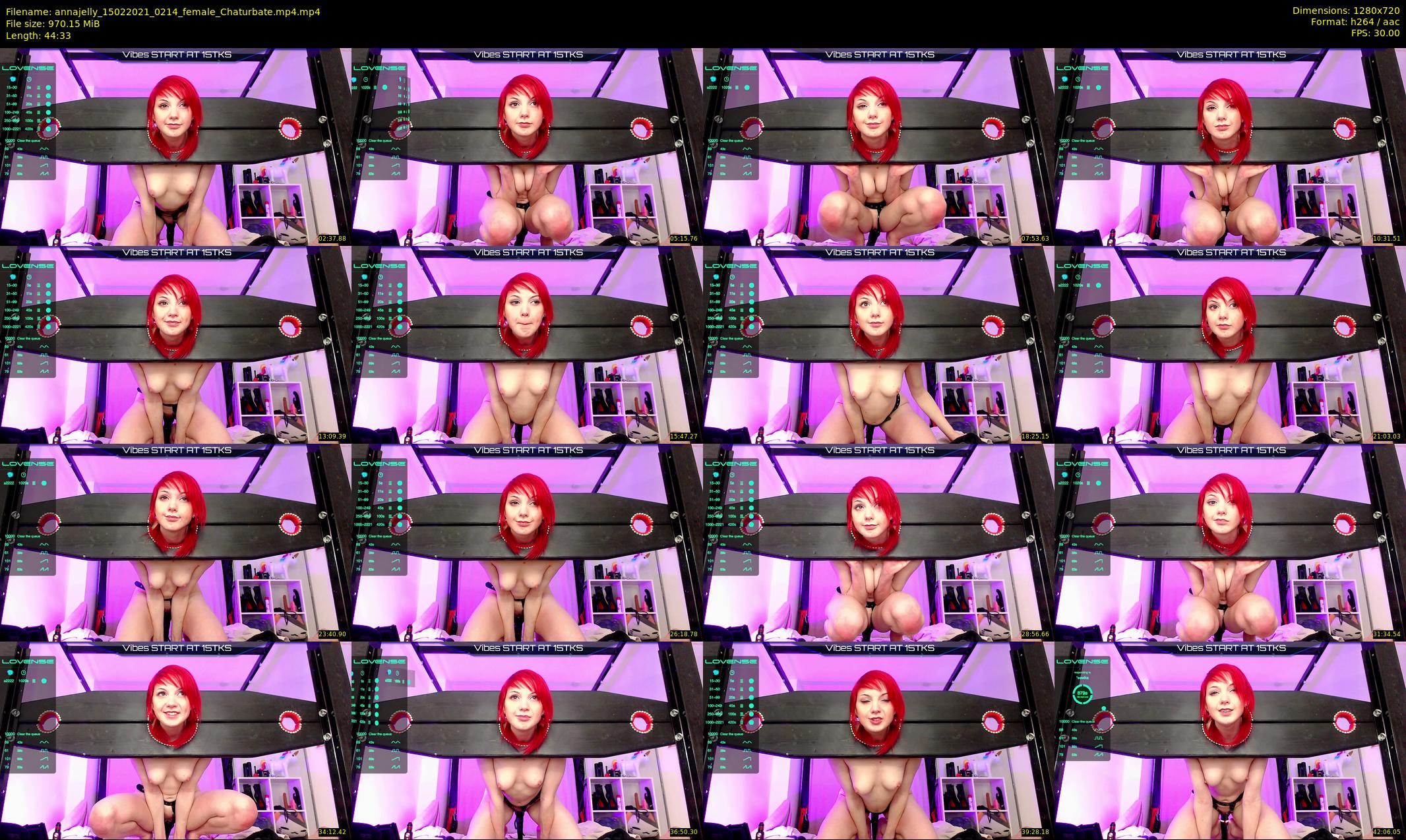 annajelly — 45 minute Chaturbate couple cam show recording, 720p, Feb 15, 2021