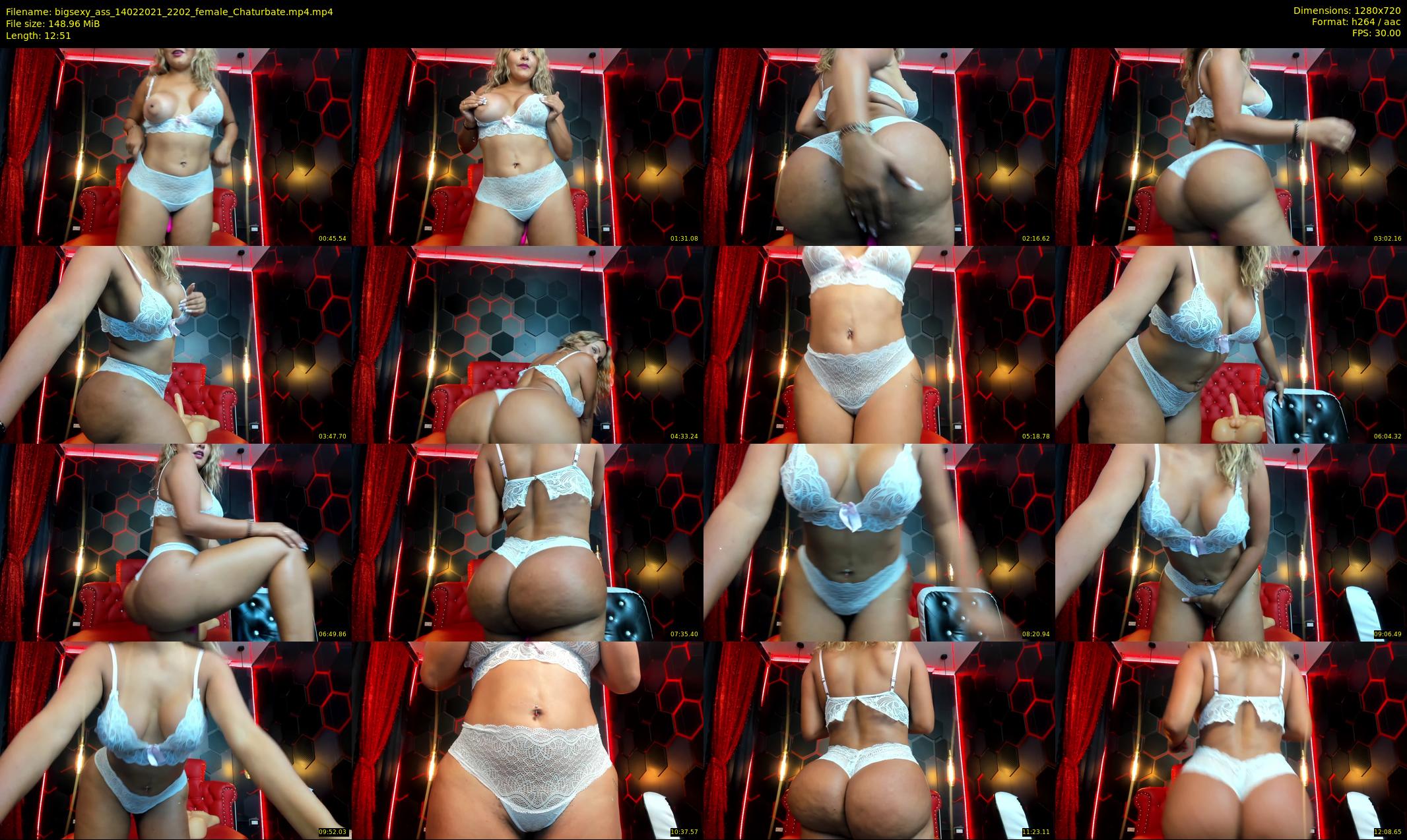 bigsexy_ass — 13 minute Chaturbate female cam show recording, 720p, Feb 14, 2021