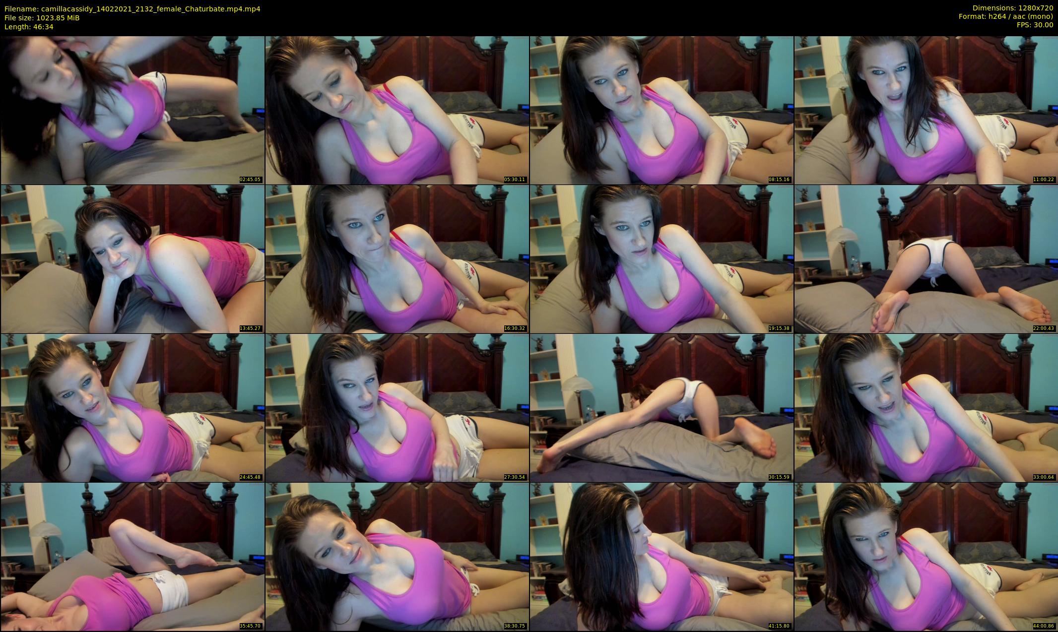 camillacassidy — 47 minute Chaturbate female cam show recording, 720p, Feb 14, 2021