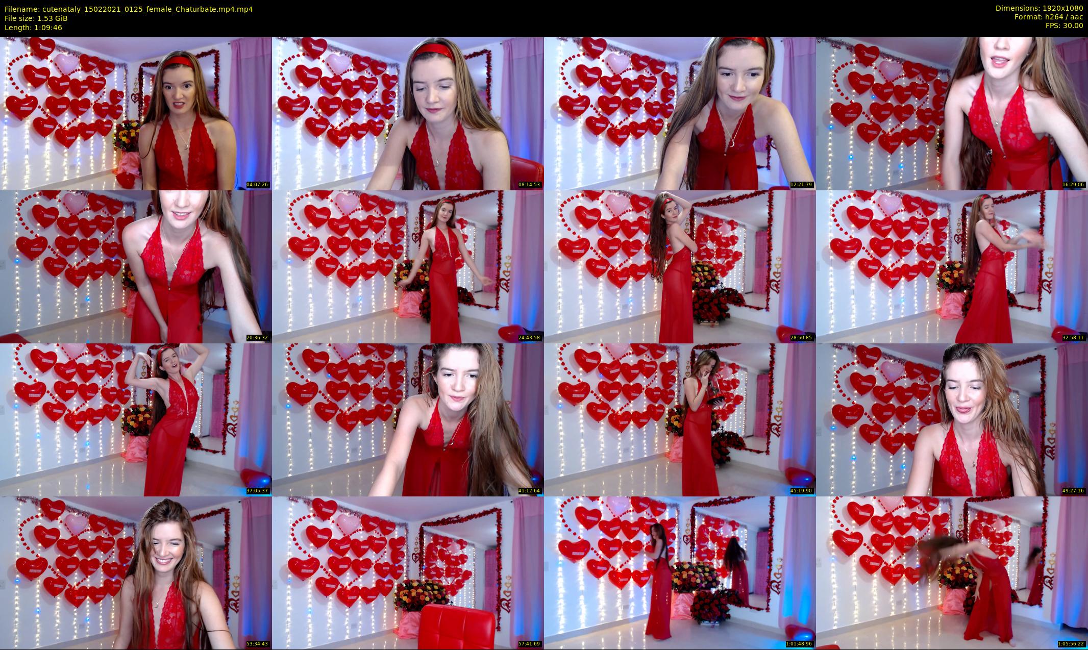 cutenataly — 70 minute Chaturbate female cam show recording, 1080p, Feb 15, 2021