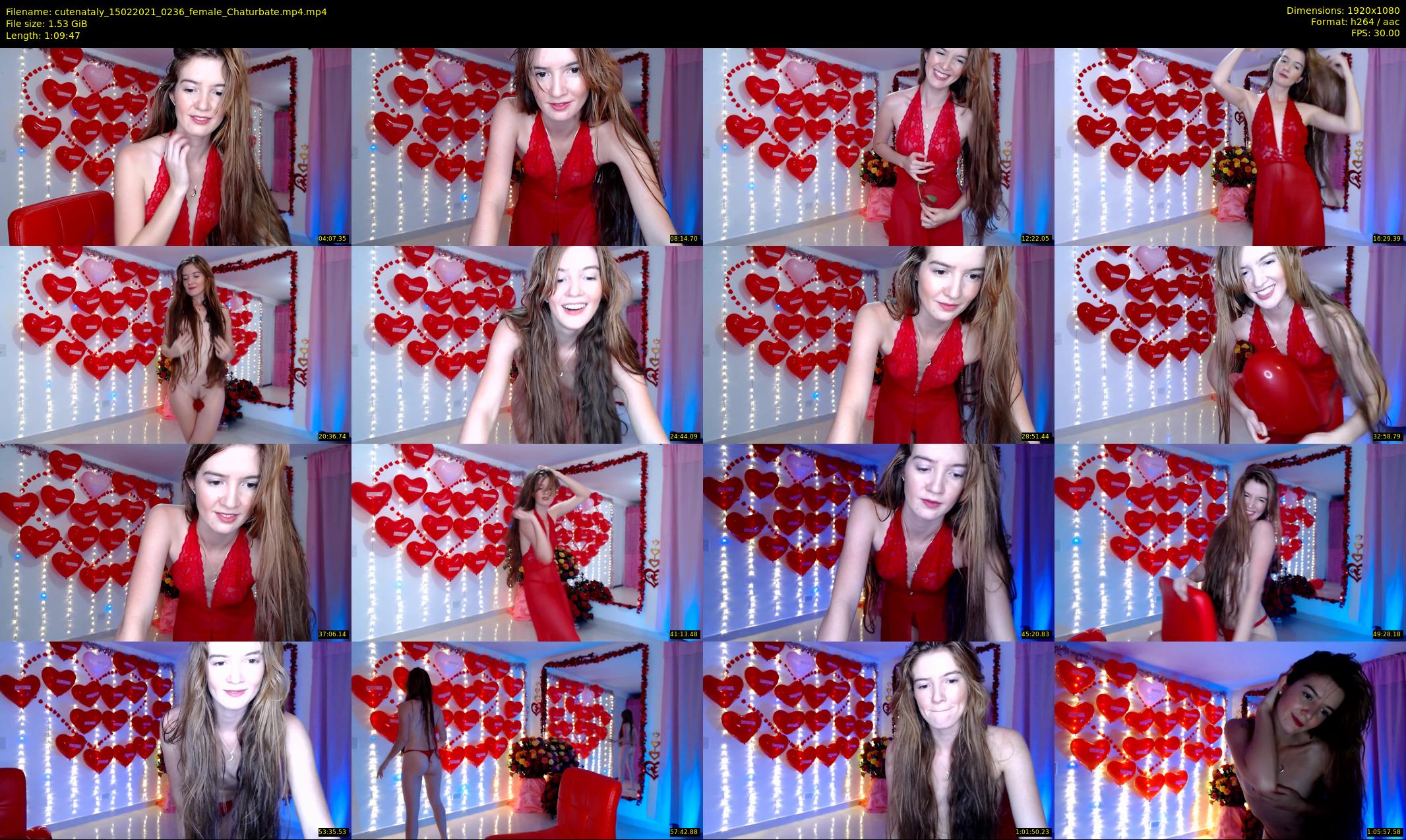 cutenataly — 70 minute Chaturbate female cam show recording, 1080p, Feb 15, 2021