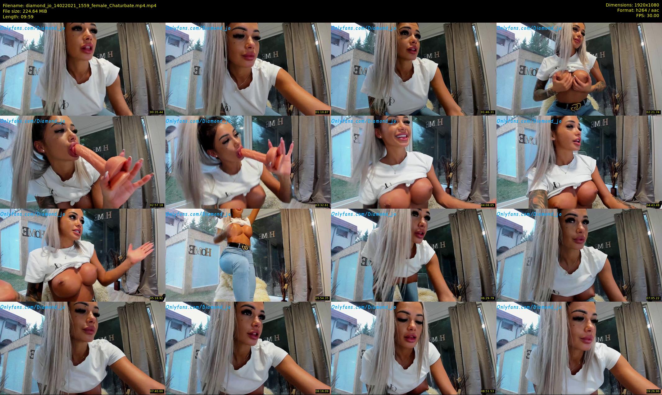 diamond_jo — 10 minute Chaturbate female cam show recording, 1080p, Feb 14, 2021