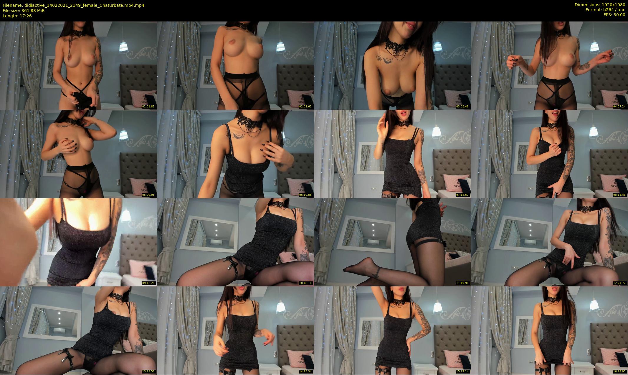 didiactive — 18 minute Chaturbate female cam show recording, 1080p, Feb 14, 2021