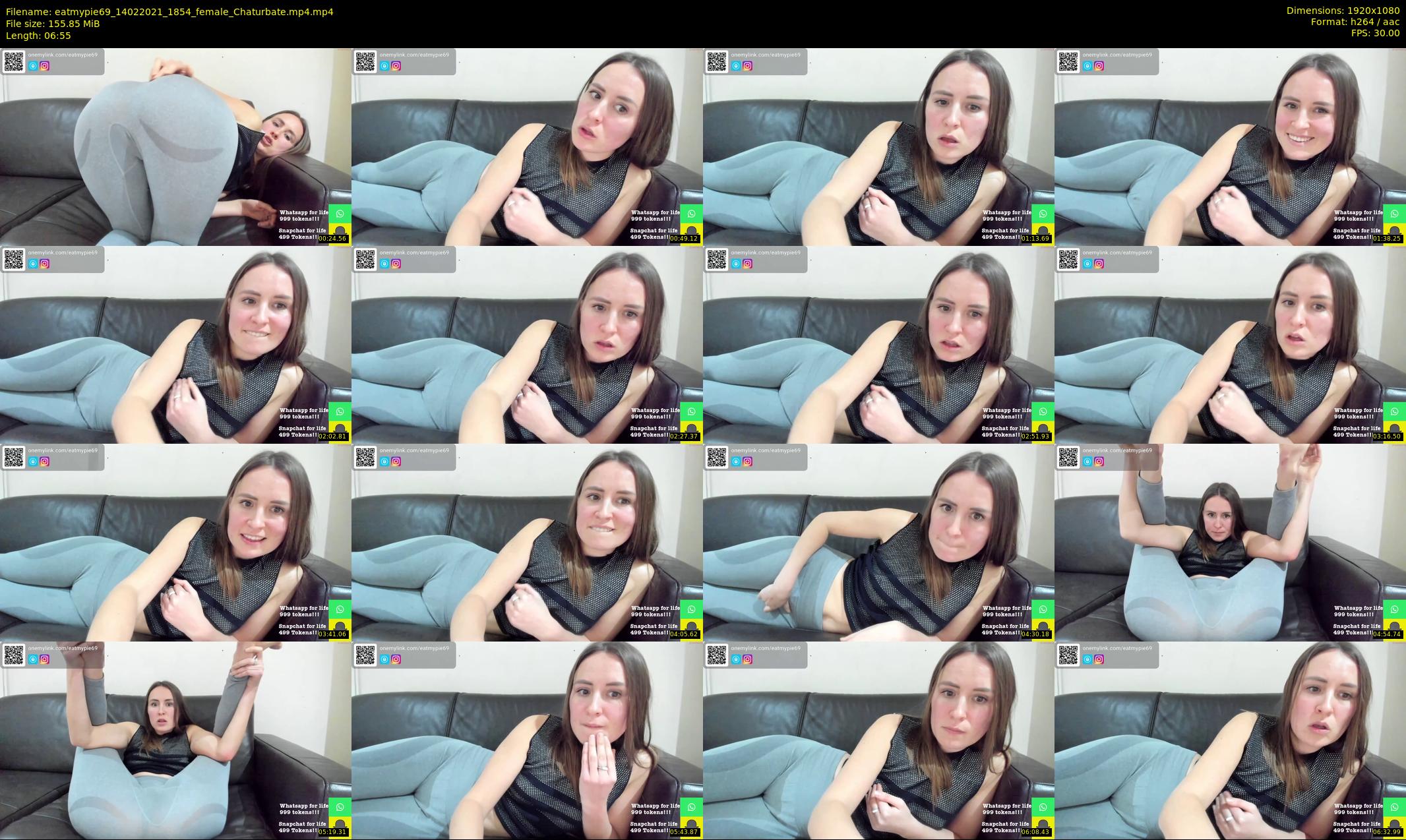 eatmypie69 — 7 minute Chaturbate female cam show recording, 1080p, Feb 14, 2021