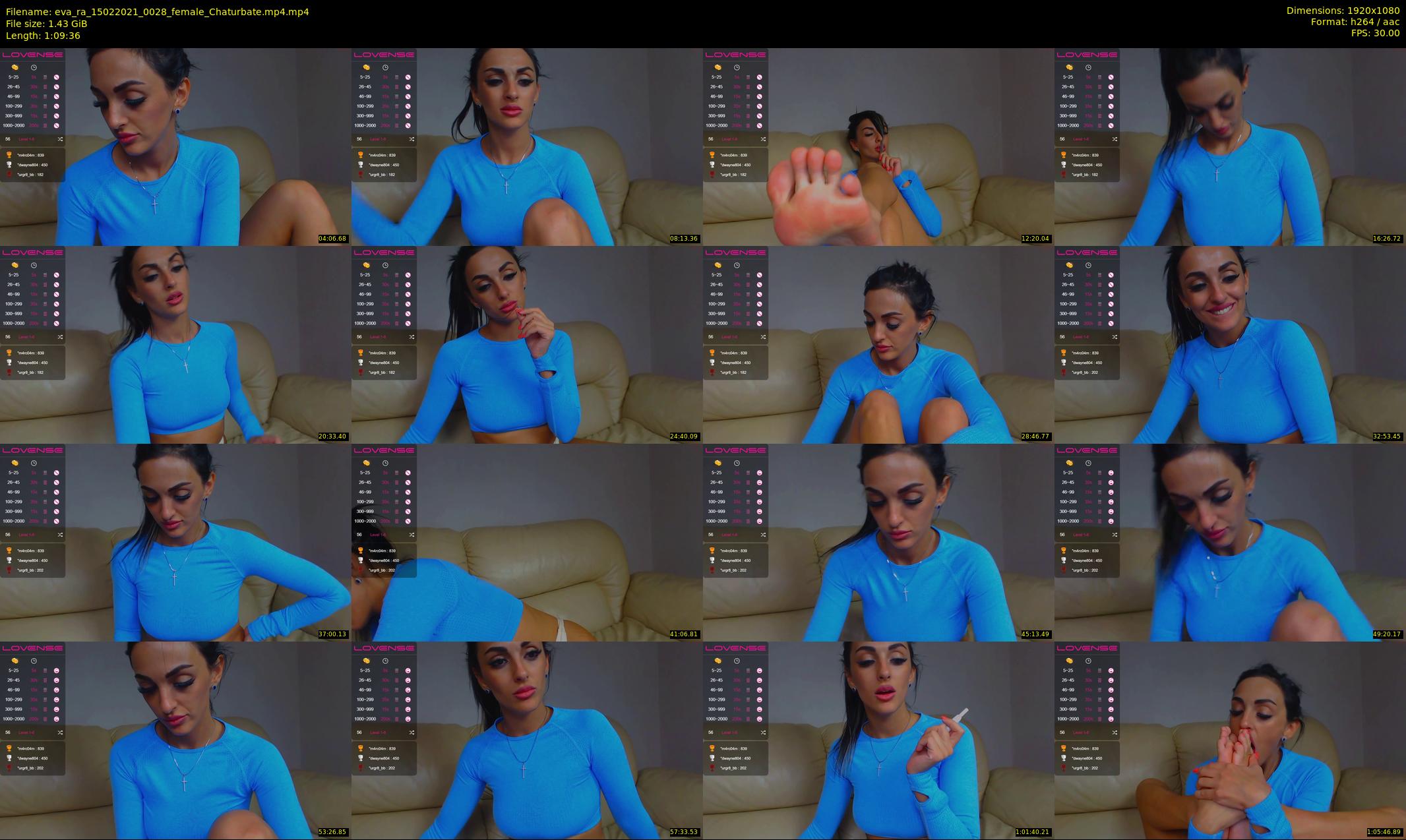 eva_ra — 70 minute Chaturbate female cam show recording, 1080p, Feb 15, 2021