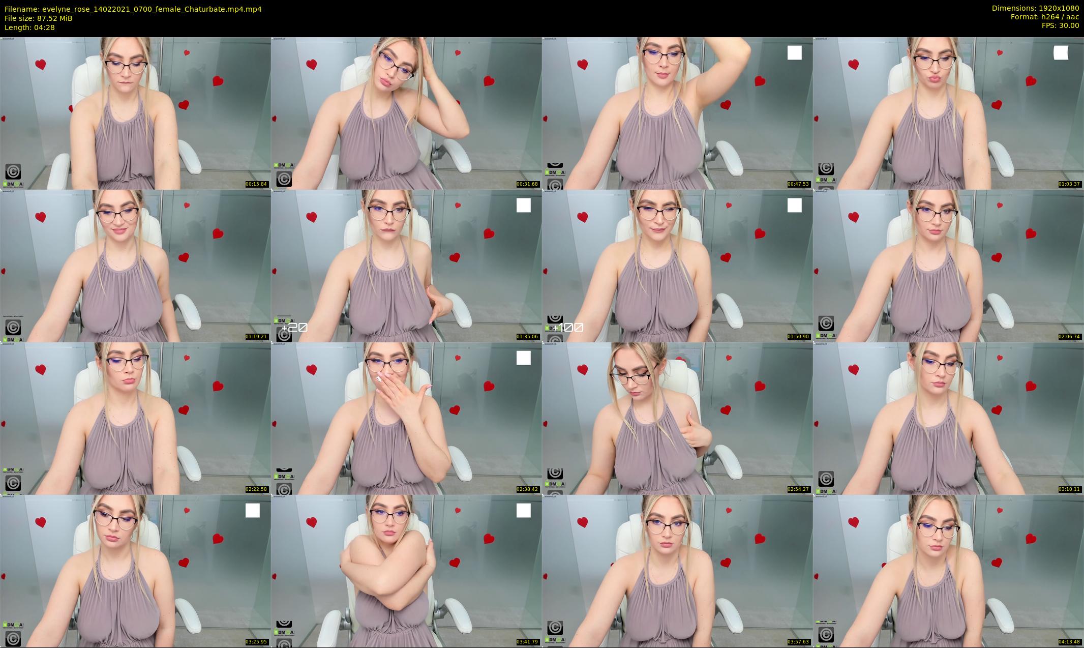 evelyne_rose — 5 minute Chaturbate female cam show recording, 1080p, Feb 14, 2021