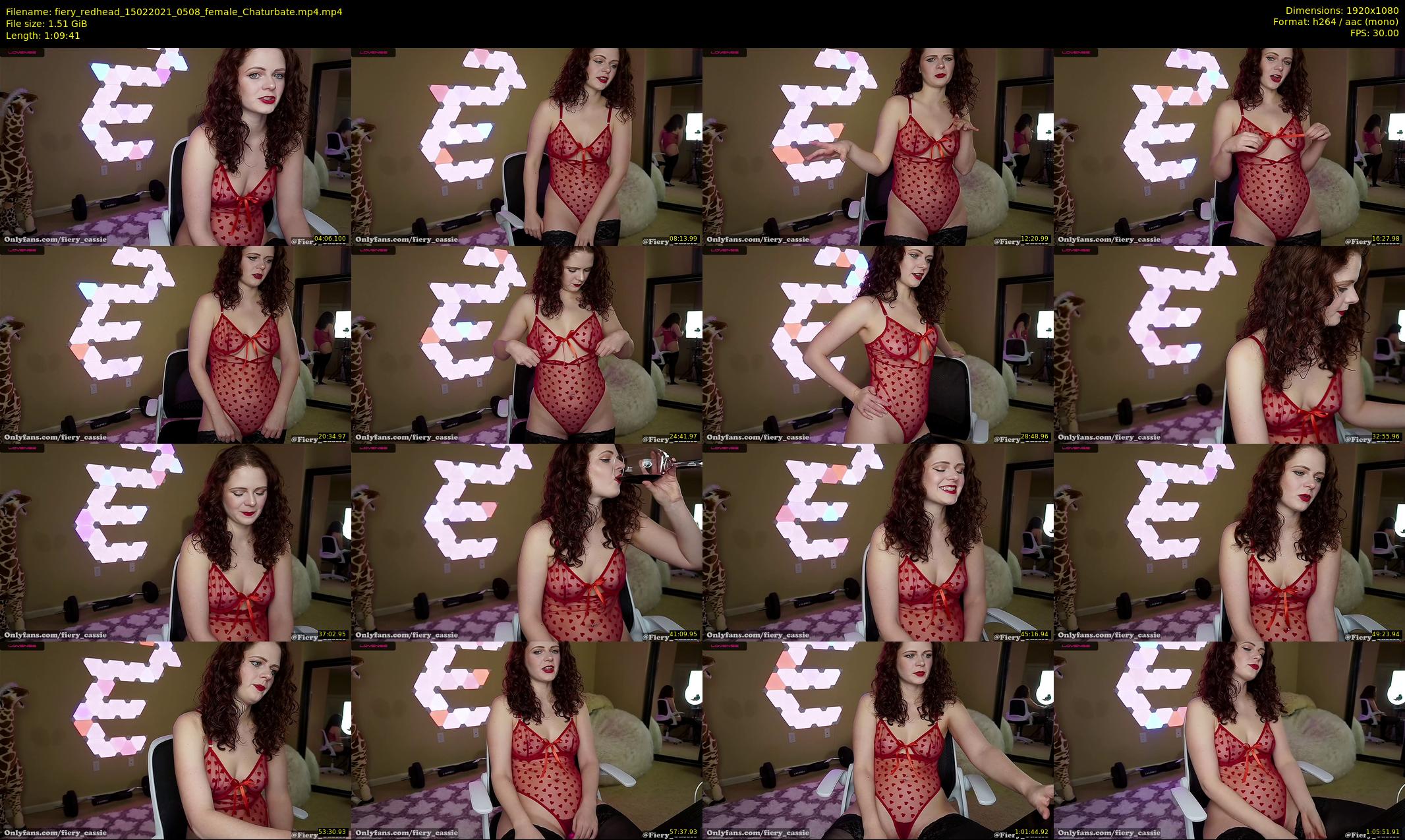 fiery_redhead — 70 minute Chaturbate female cam show recording, 1080p, Feb 15, 2021