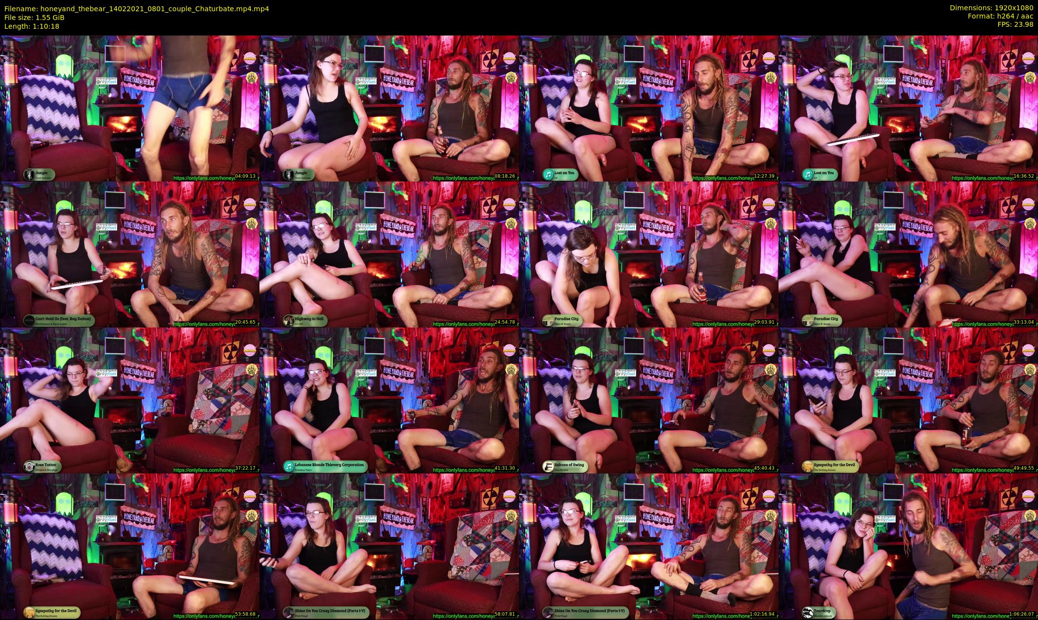 honeyand_thebear — 71 minute Chaturbate couple cam show recording, 1080p, Feb 14, 2021