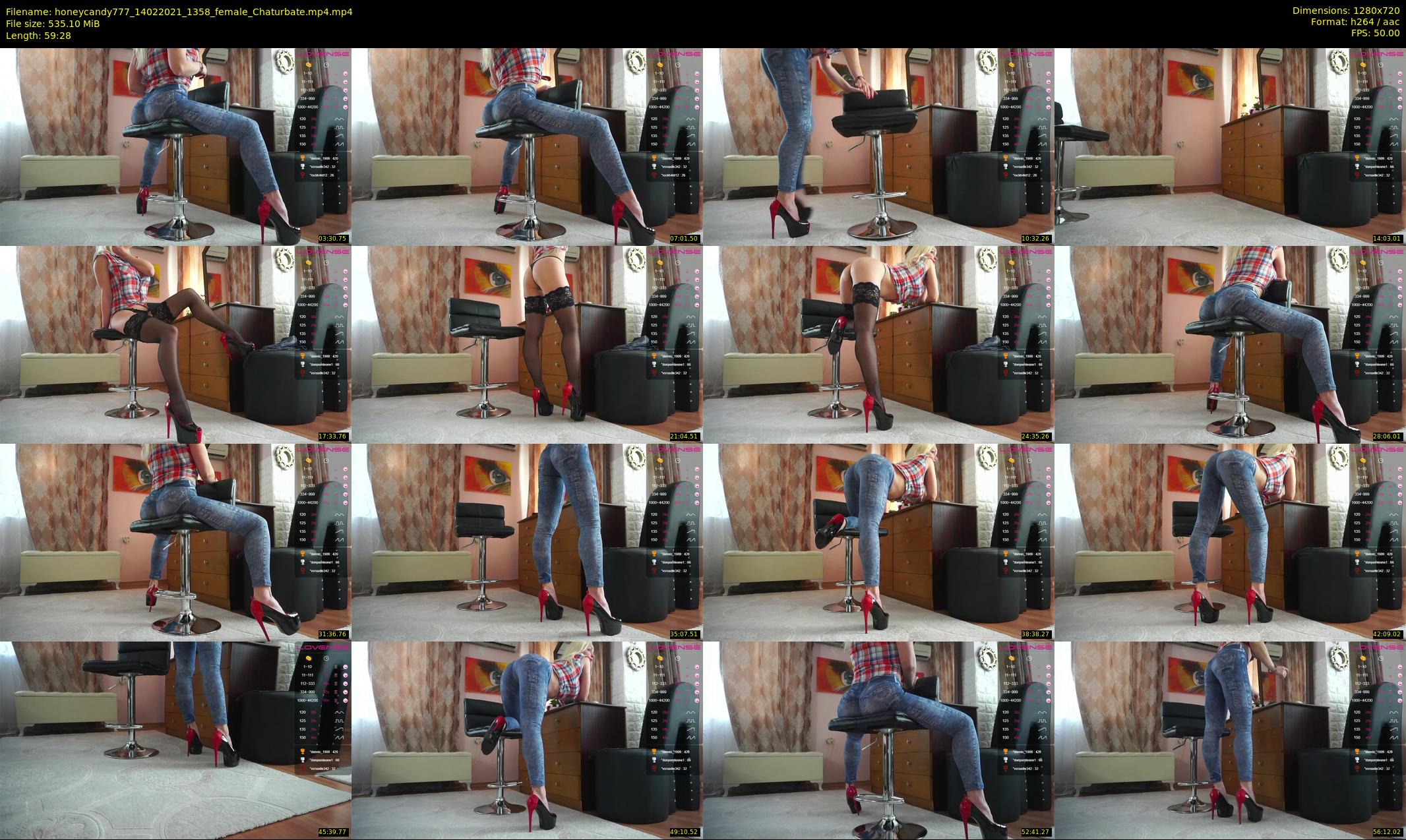 honeycandy777 — 60 minute Chaturbate couple cam show recording, 720p, Feb 14, 2021