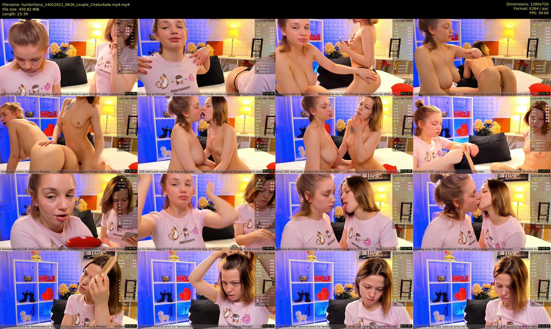huntertiana — 24 minute Chaturbate female cam show recording, 720p, Feb 14, 2021