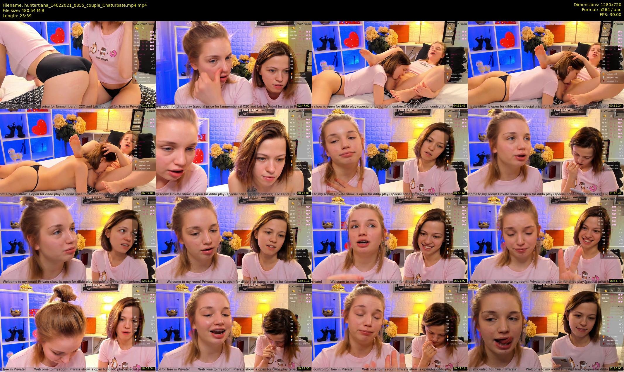 huntertiana — 24 minute Chaturbate female cam show recording, 720p, Feb 14, 2021