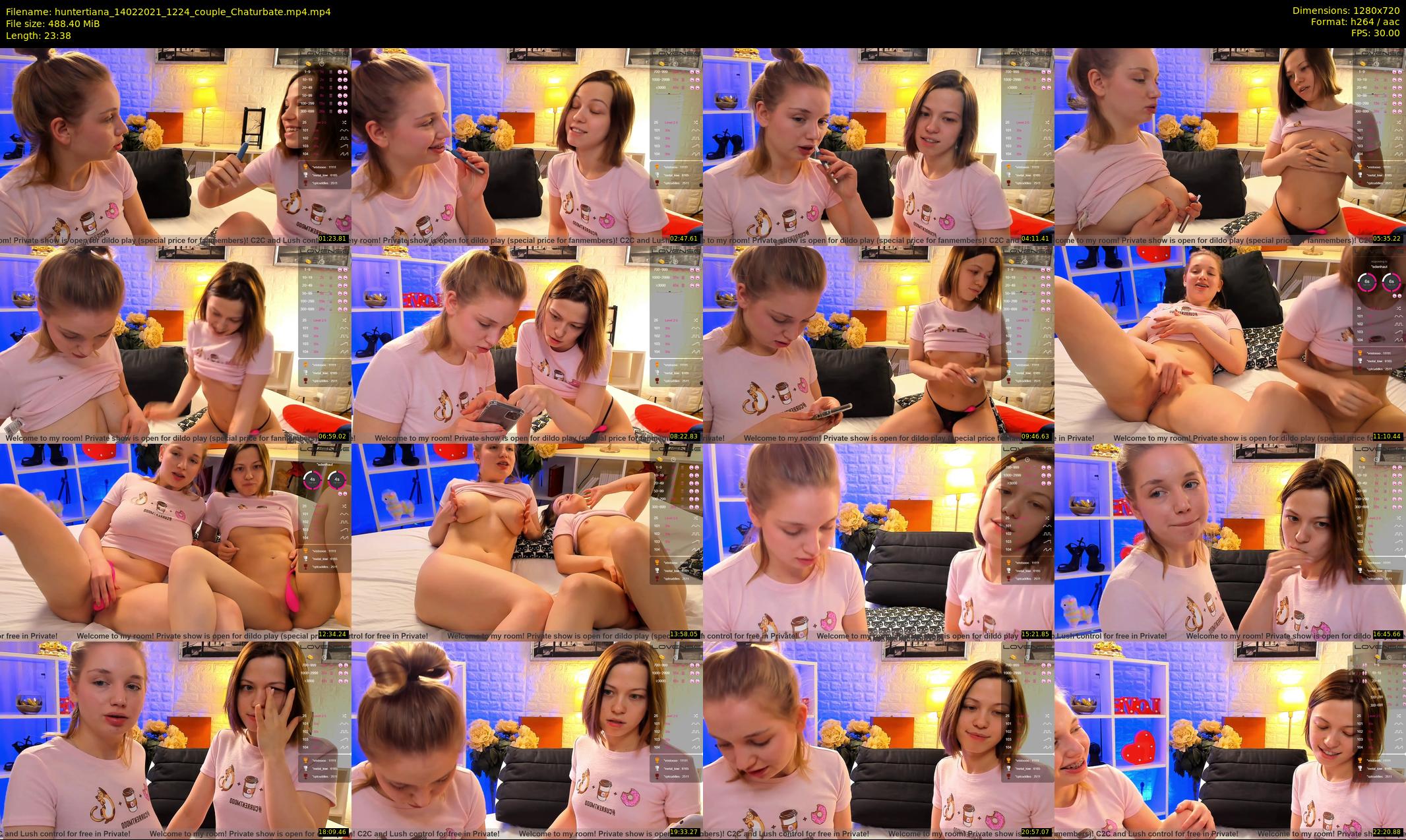 huntertiana — 24 minute Chaturbate female cam show recording, 720p, Feb 14, 2021