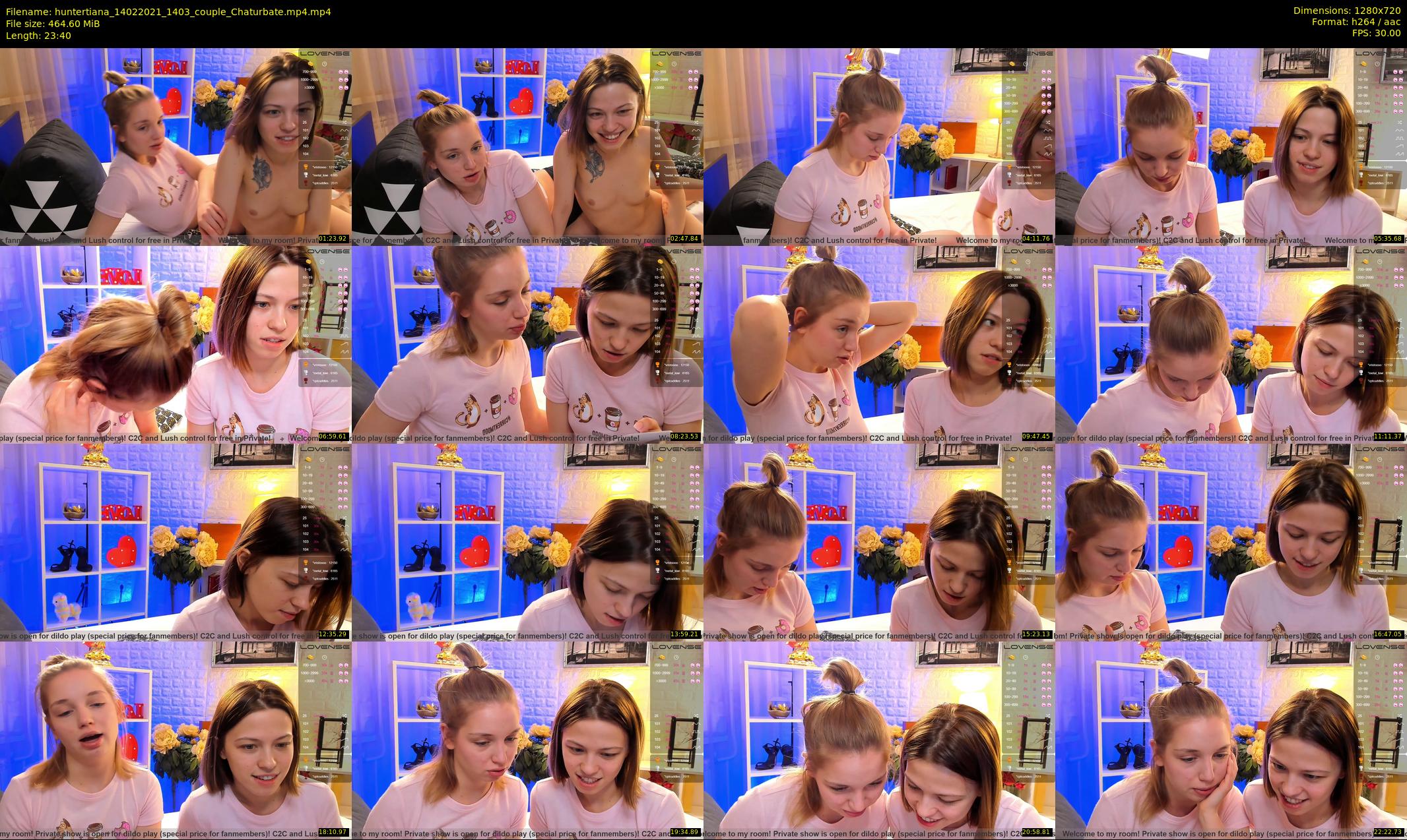 huntertiana — 24 minute Chaturbate female cam show recording, 720p, Feb 14, 2021