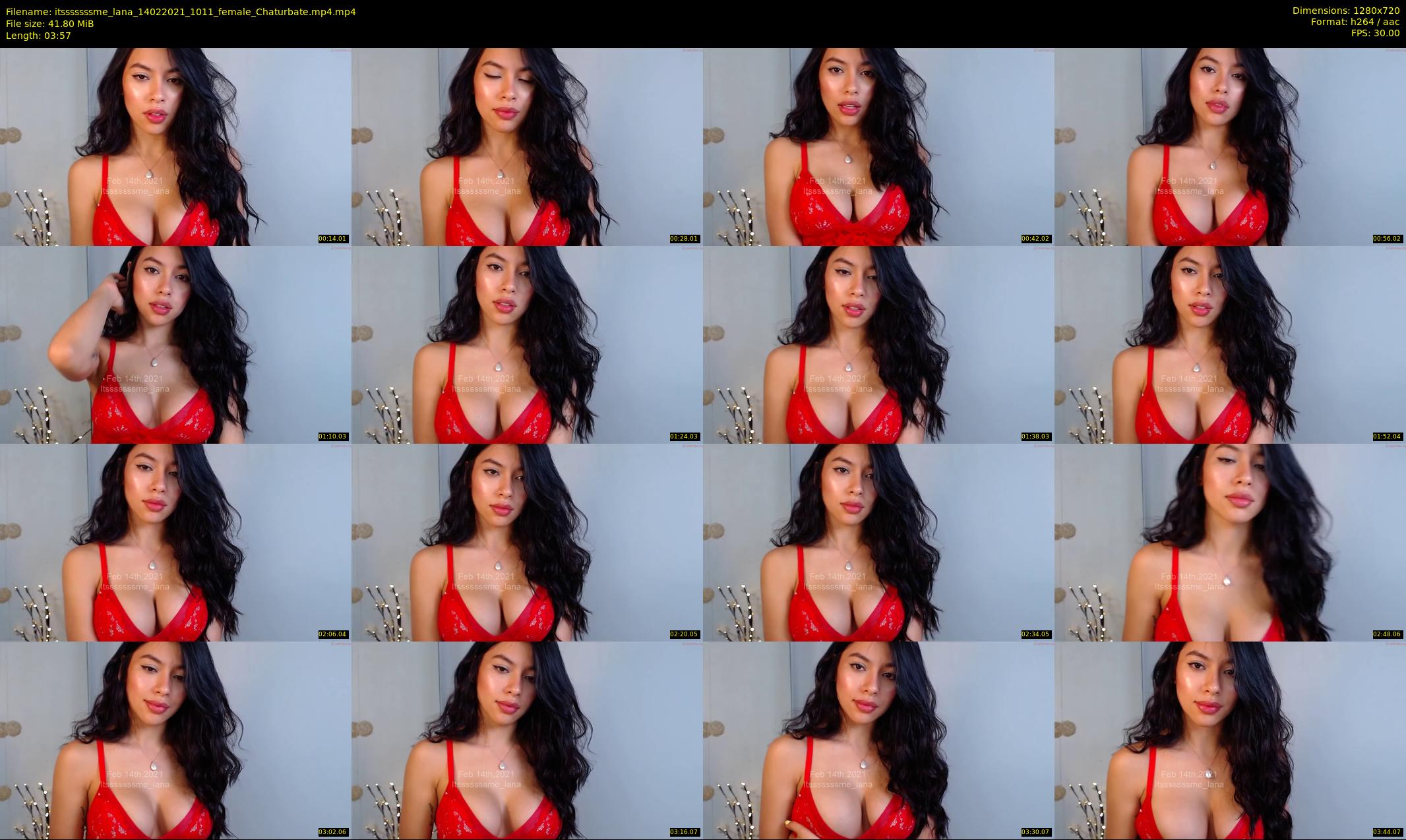 itsssssssme_lana — 4 minute Chaturbate female cam show recording, 720p, Feb 14, 2021