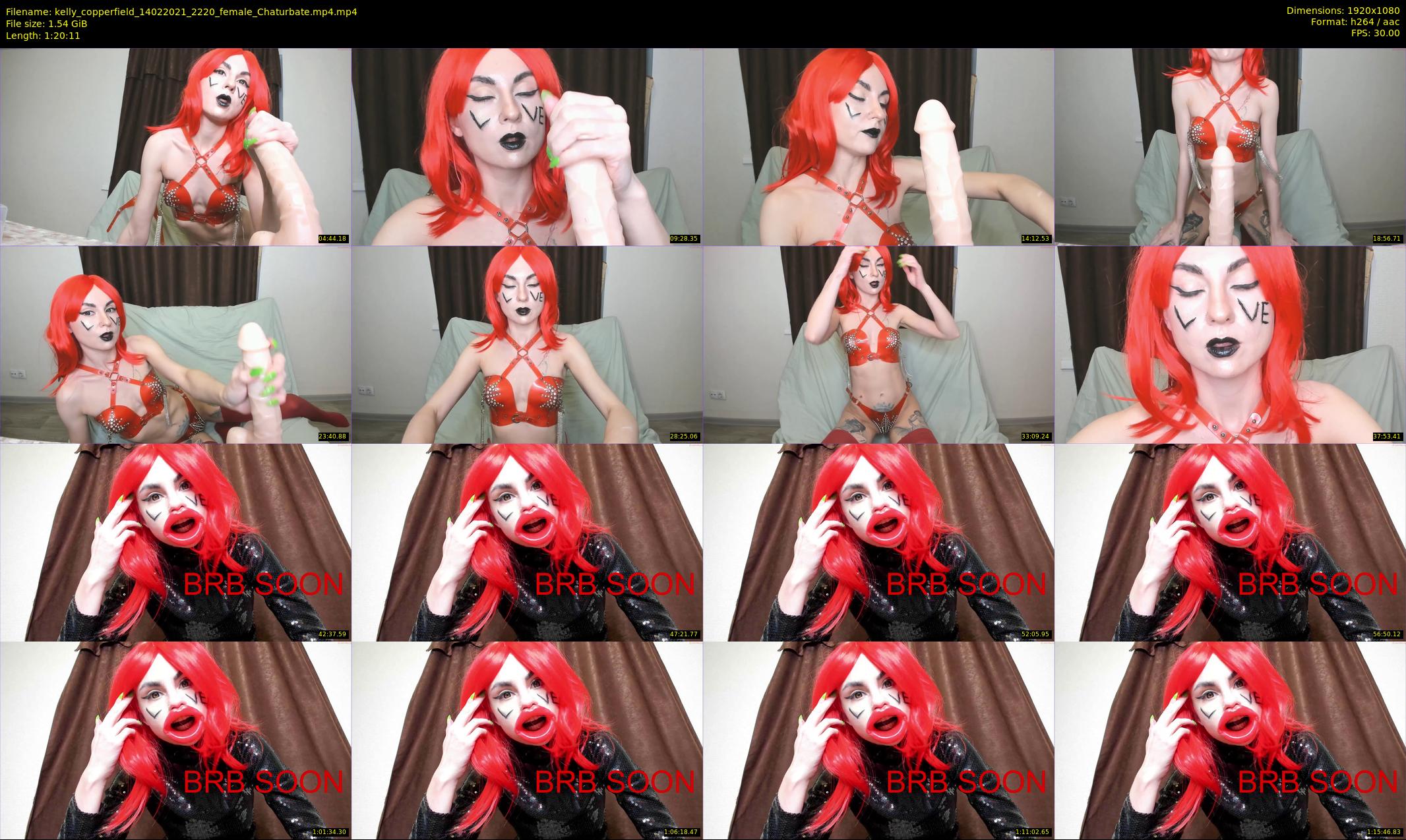 kelly_copperfield — 81 minute Chaturbate female cam show recording, 1080p, Feb 14, 2021
