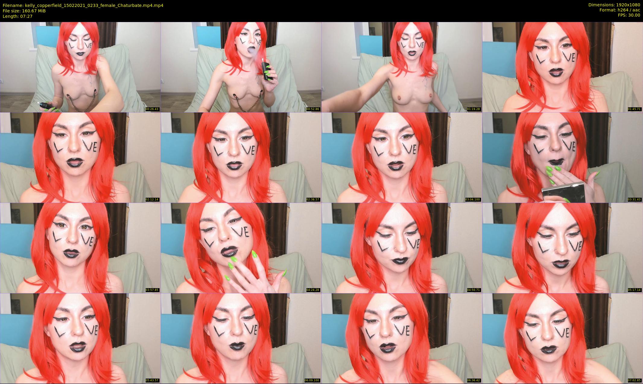 kelly_copperfield — 8 minute Chaturbate female cam show recording, 1080p, Feb 15, 2021