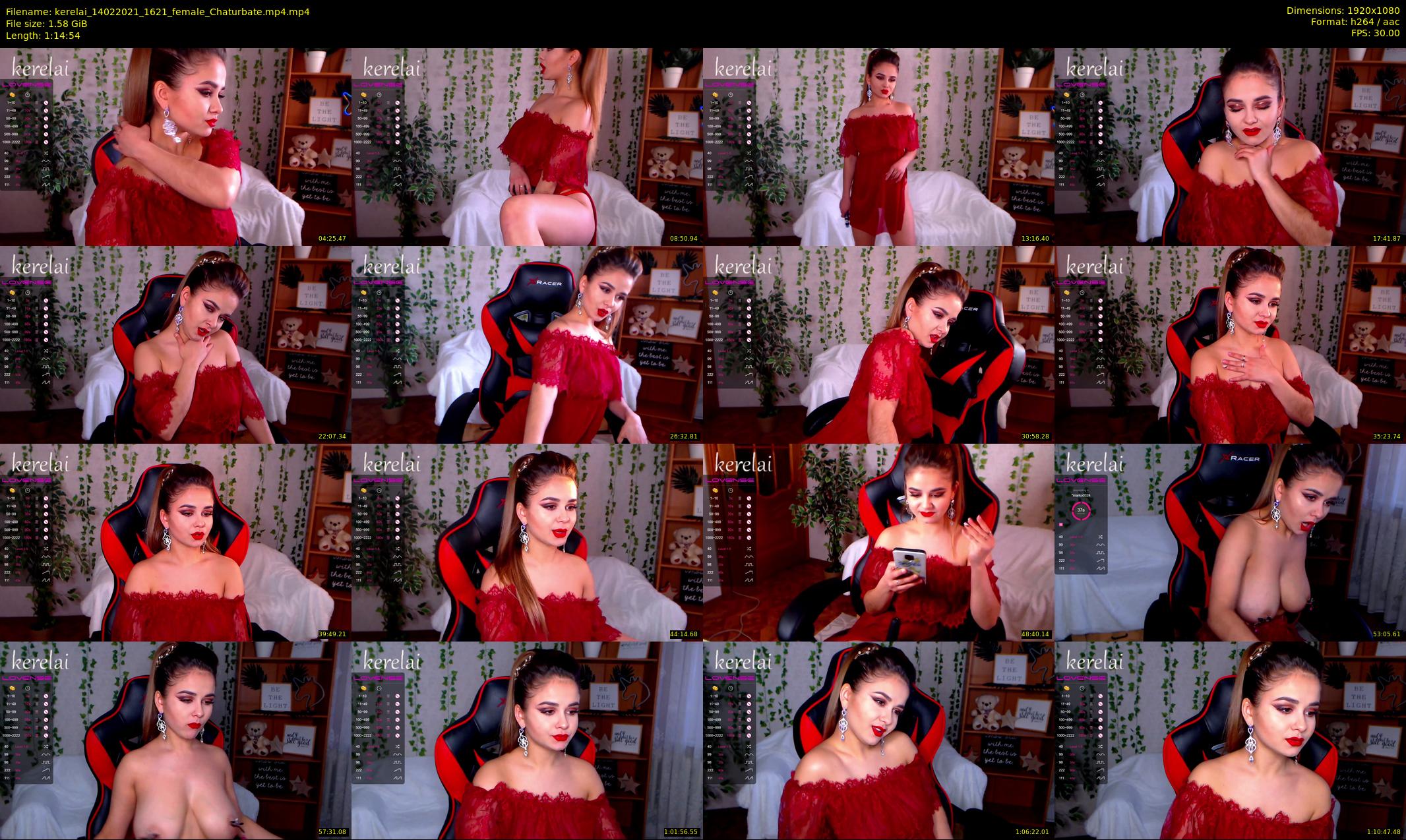 kerelai — 75 minute Chaturbate female cam show recording, 1080p, Feb 14, 2021