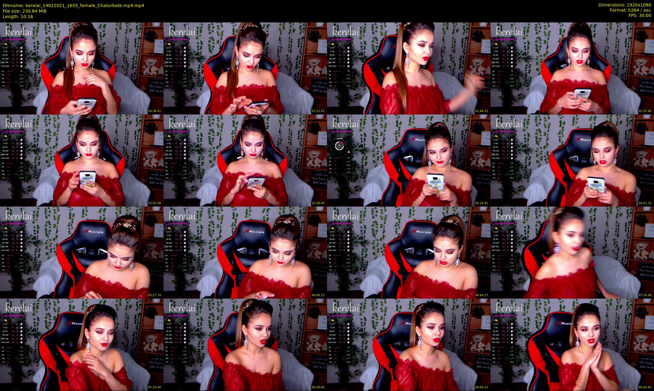 kerelai — 11 minute Chaturbate female cam show recording, 1080p, Feb 14, 2021