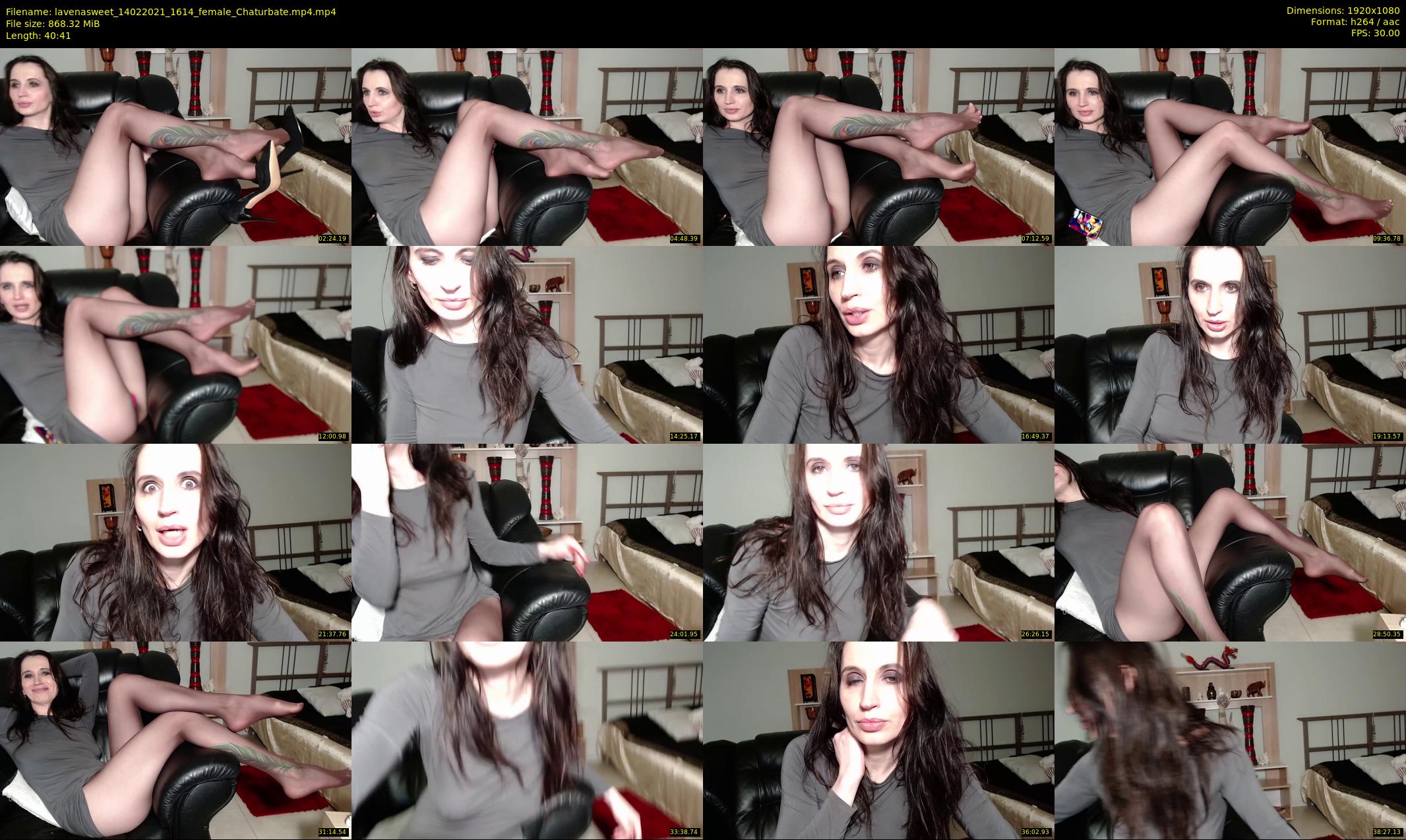lavenasweet — 41 minute Chaturbate female cam show recording, 1080p, Feb 14, 2021