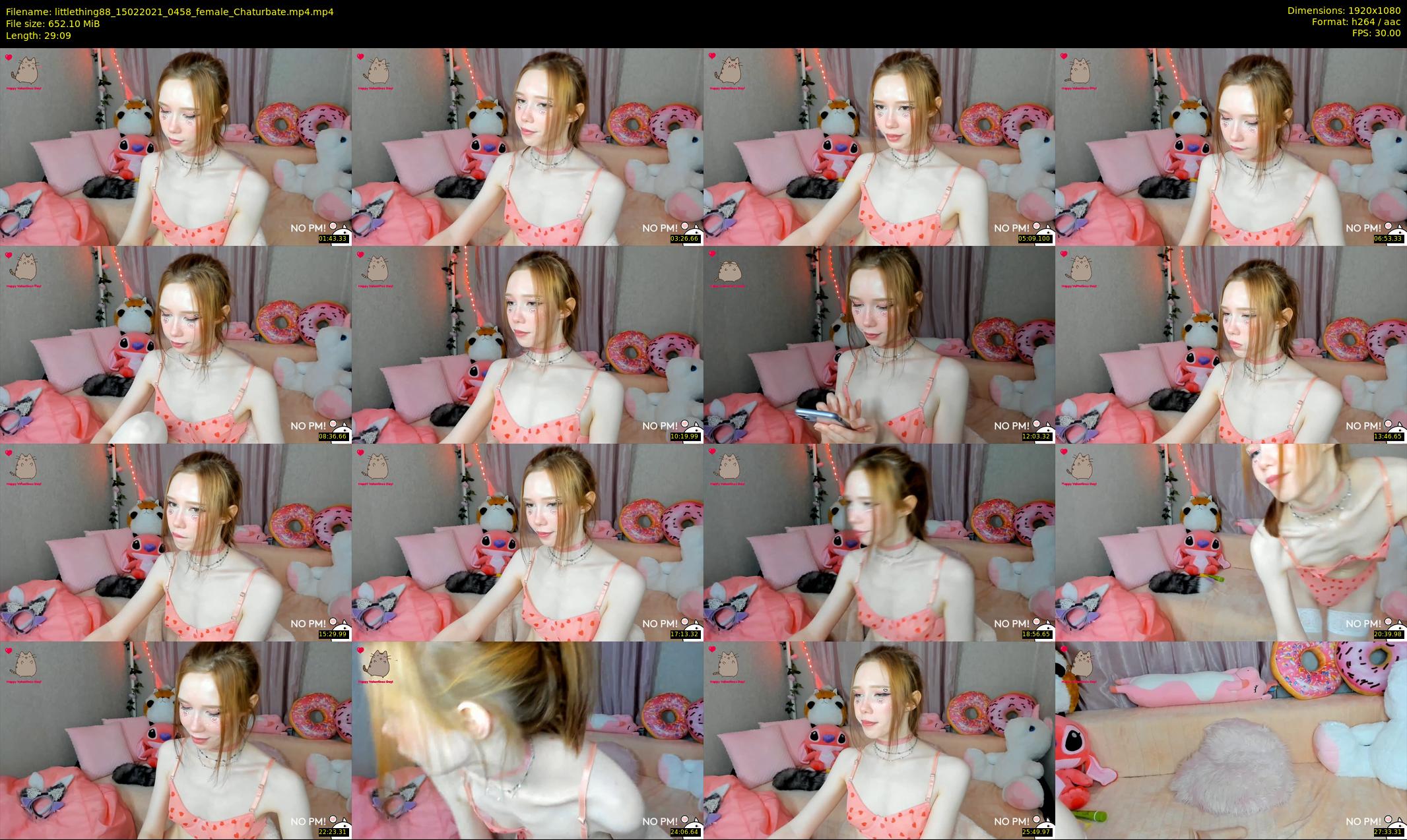 littlething88 — 30 minute Chaturbate female cam show recording, 1080p, Feb 15, 2021