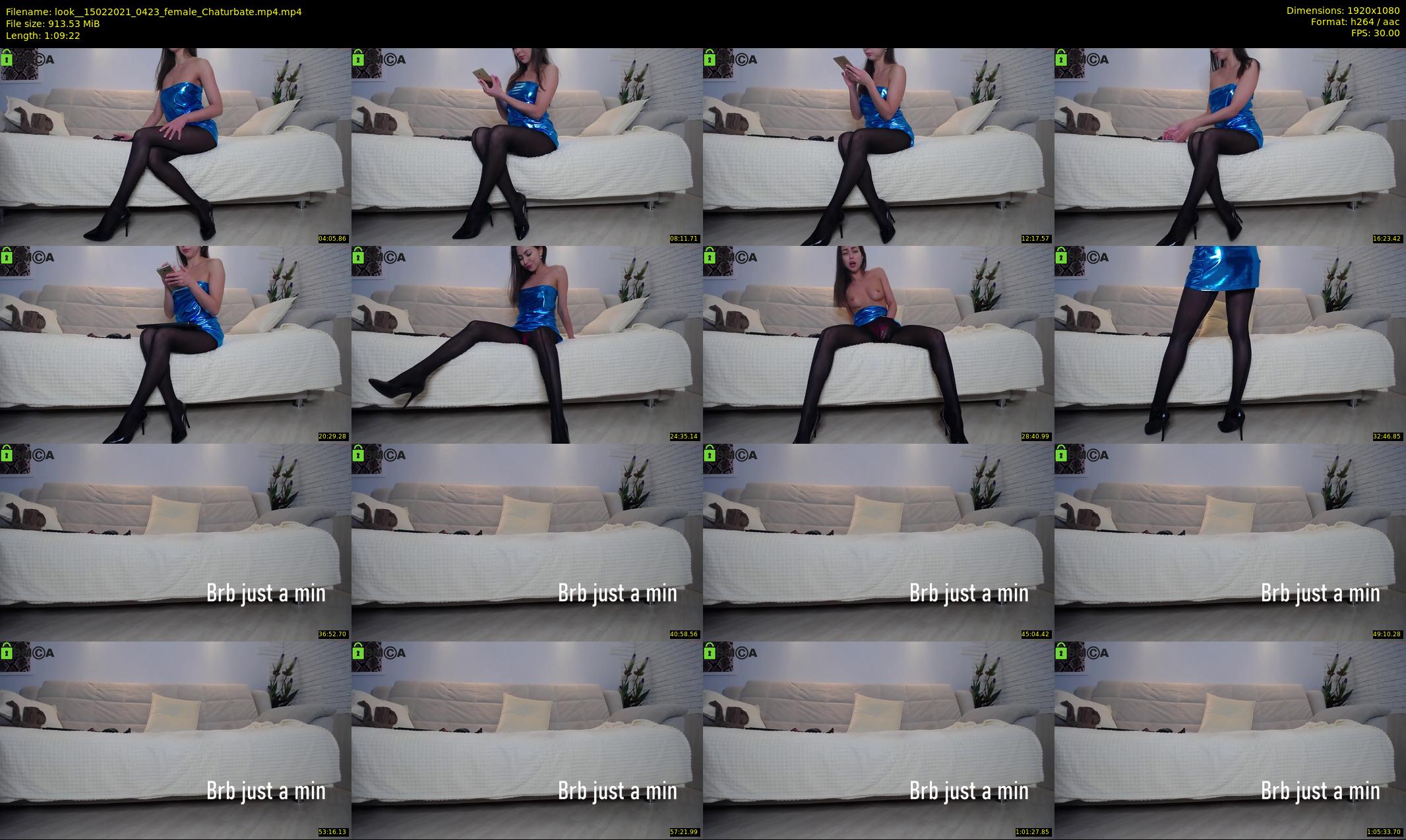 look_ — 70 minute Chaturbate female cam show recording, 1080p, Feb 15, 2021