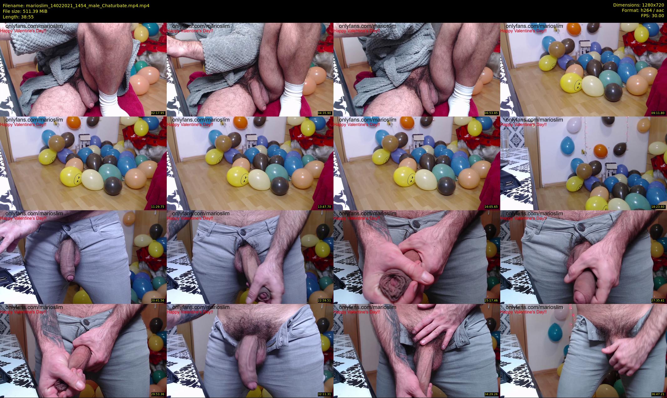 marioslim — 39 minute Chaturbate male cam show recording, 720p, Feb 14, 2021