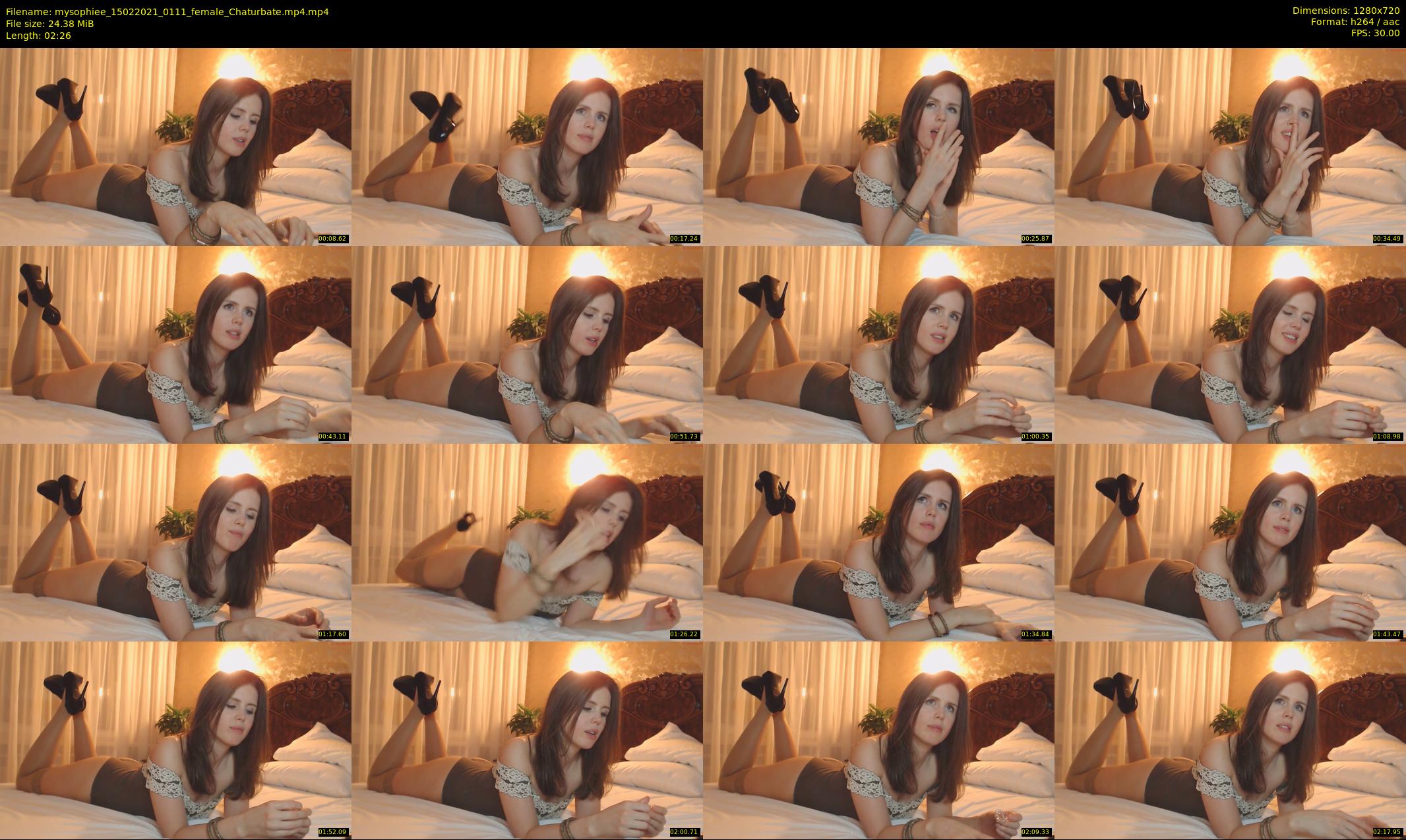mysophiee — 3 minute Chaturbate female cam show recording, 720p, Feb 15, 2021