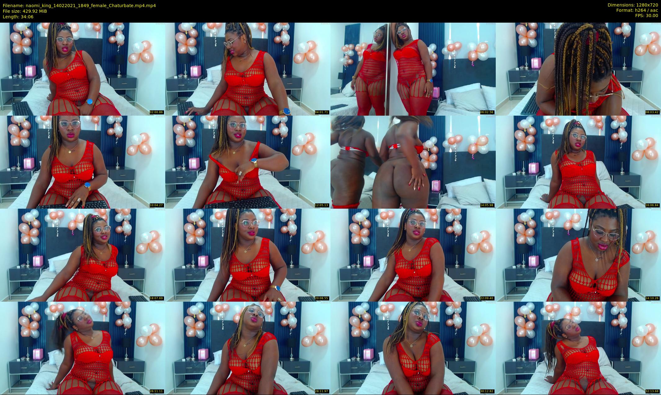 naomi_king — 35 minute Chaturbate female cam show recording, 720p, Feb 14, 2021