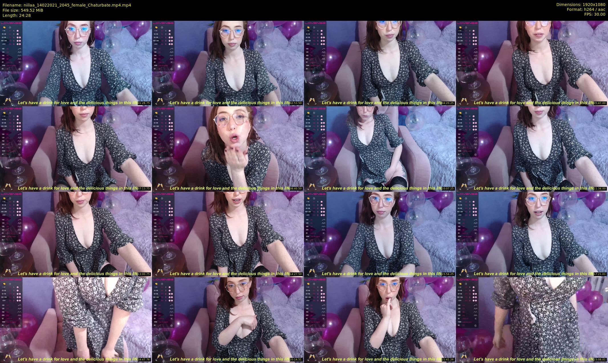 niilaa — 25 minute Chaturbate female cam show recording, 1080p, Feb 14, 2021