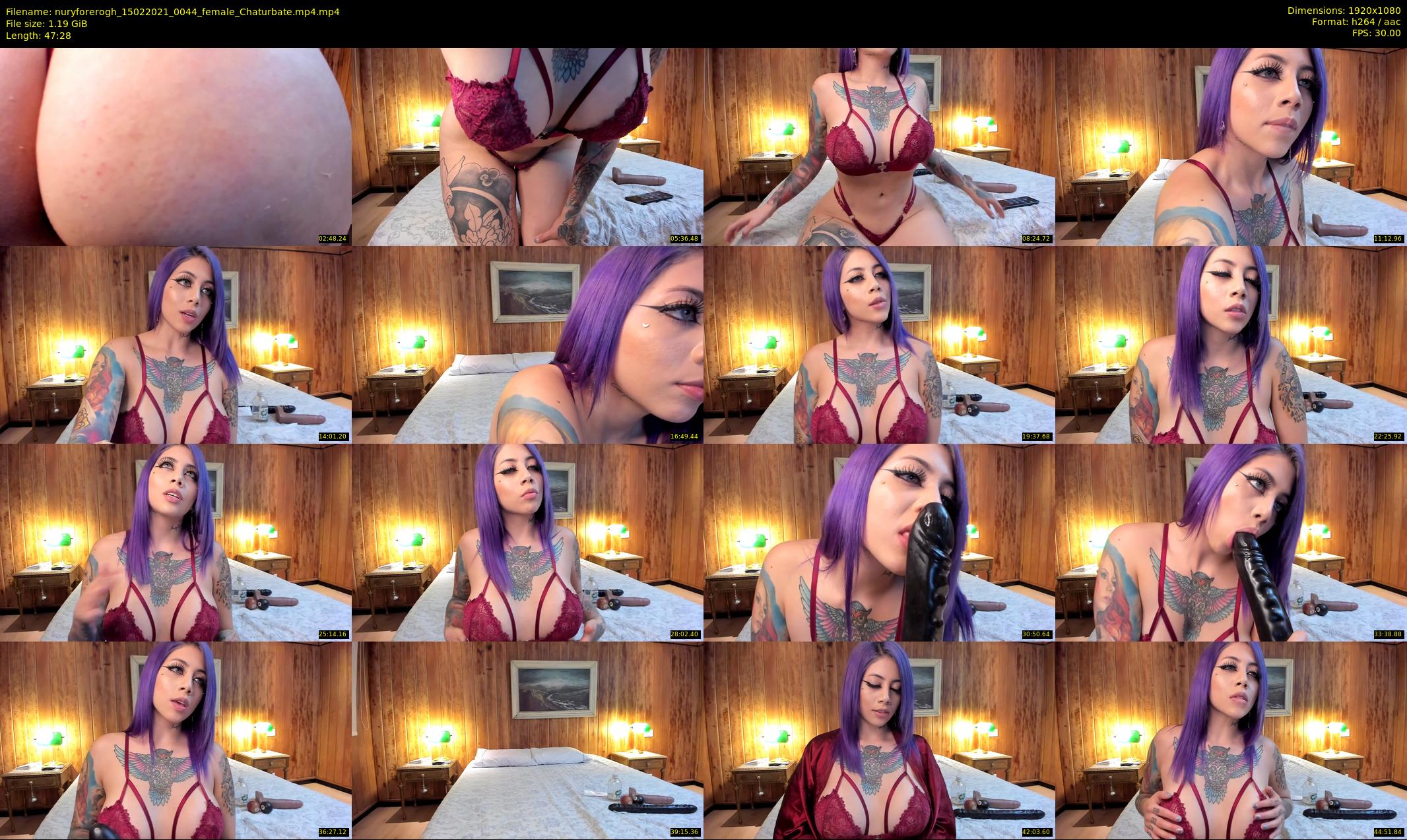 nuryforerogh — 48 minute Chaturbate female cam show recording, 1080p, Feb 15, 2021