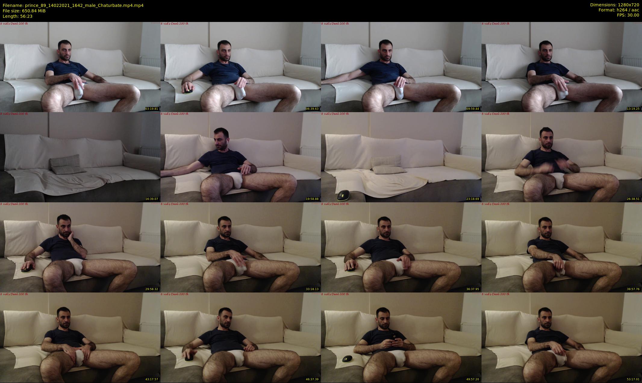prince_89 — 57 minute Chaturbate male cam show recording, 720p, Feb 14, 2021