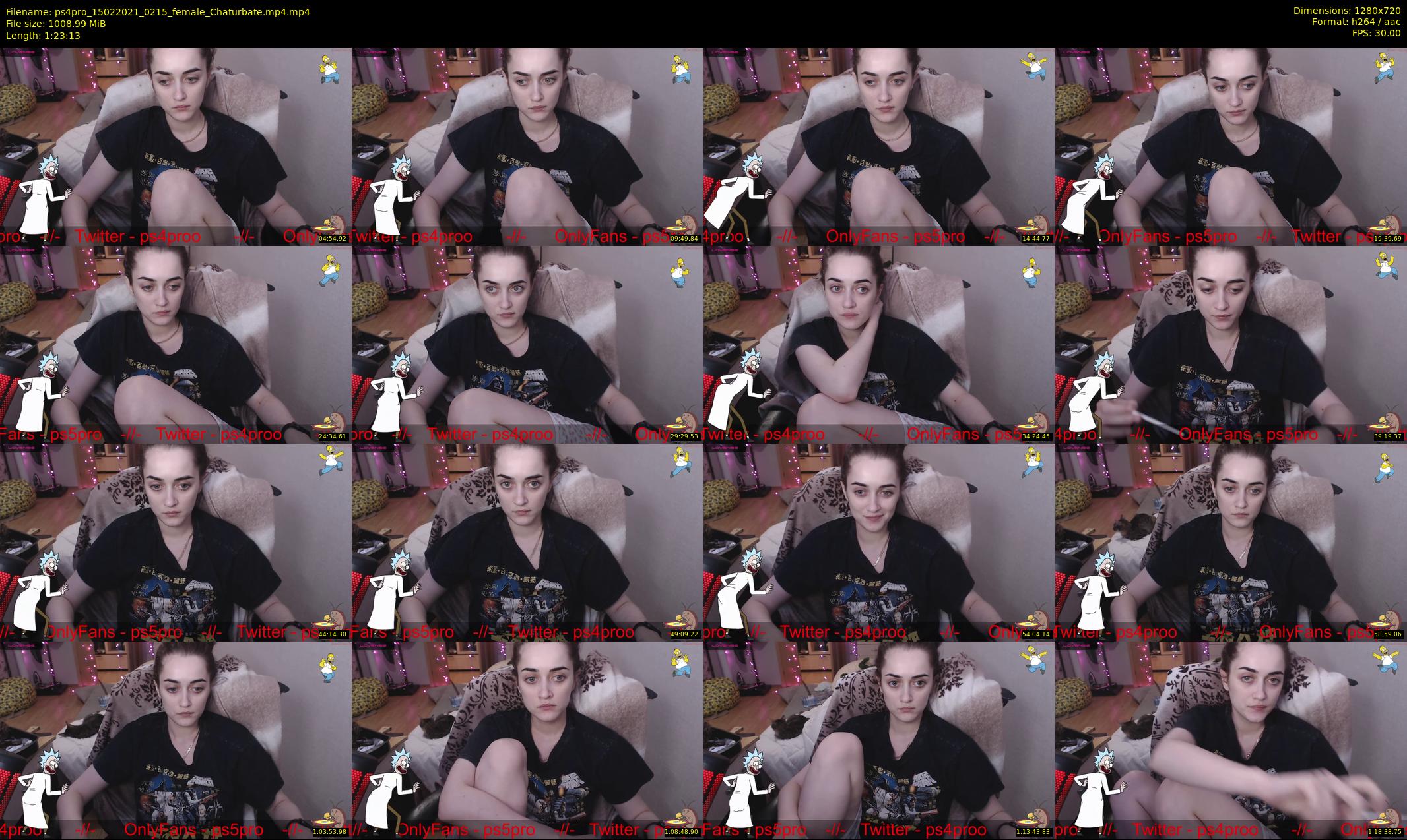 ps4pro — 84 minute Chaturbate female cam show recording, 720p, Feb 15, 2021