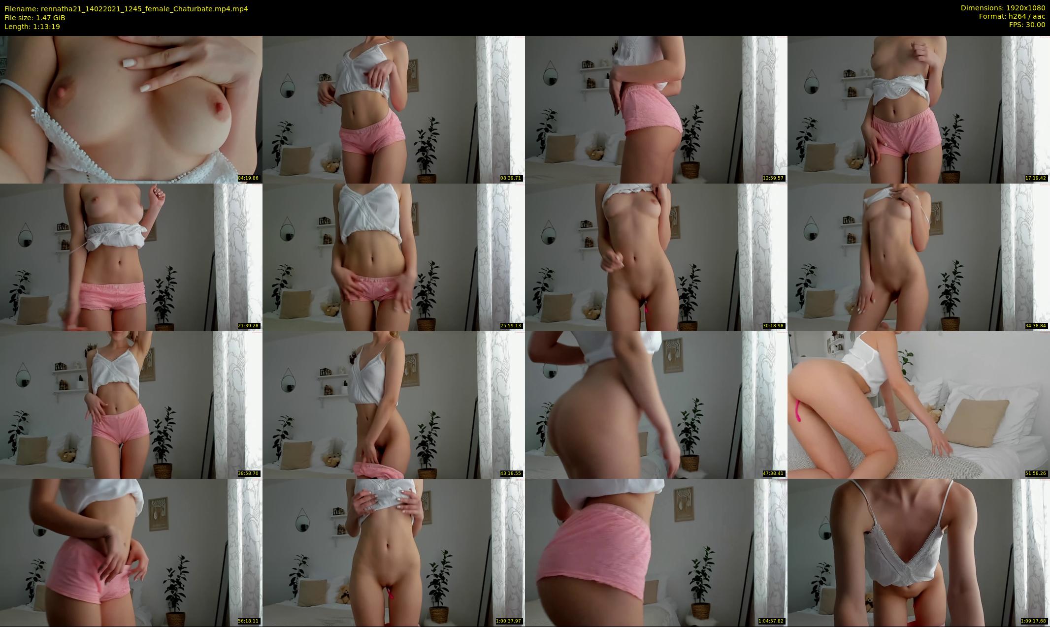 rennatha21 — 74 minute Chaturbate female cam show recording, 1080p, Feb 14, 2021