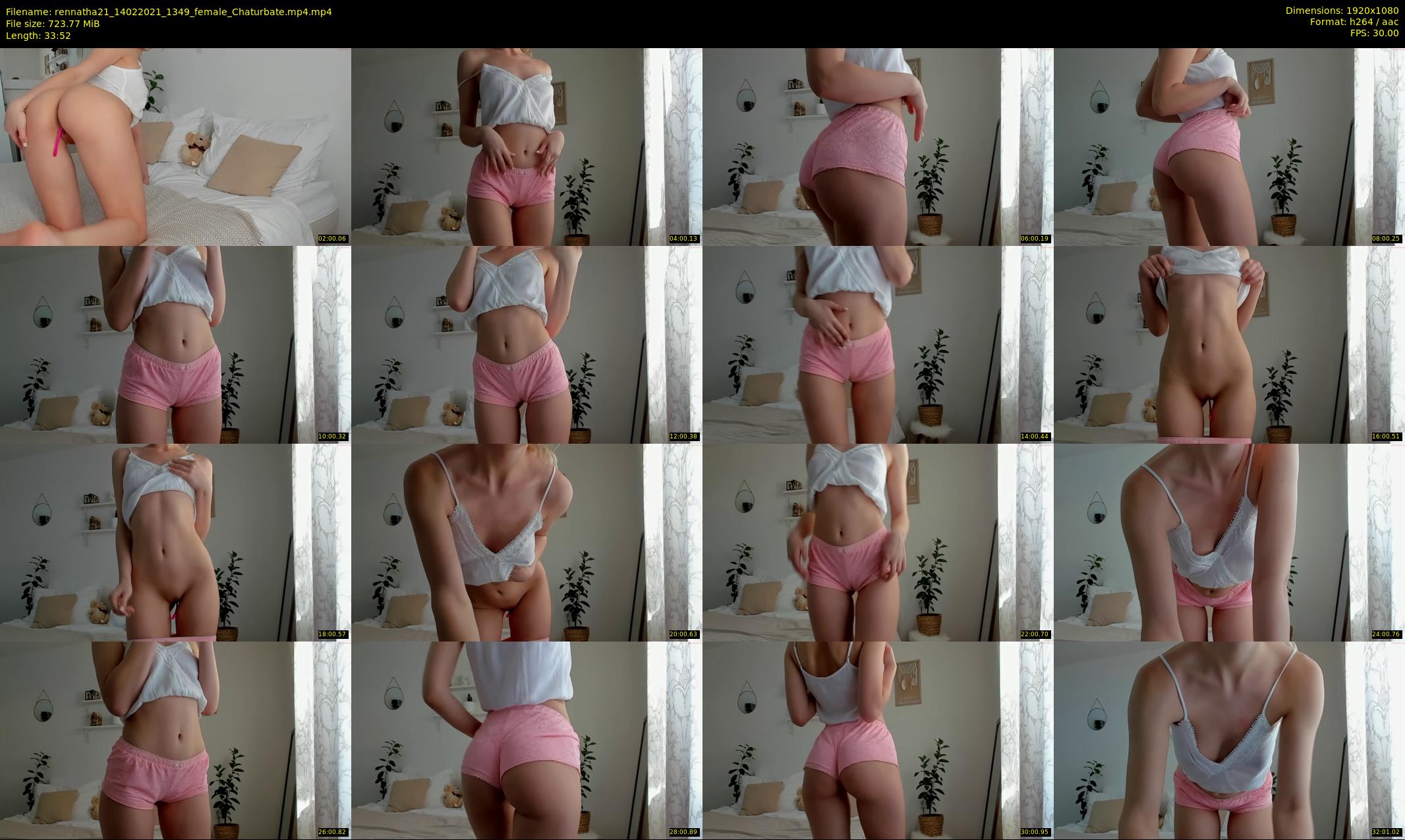 rennatha21 — 34 minute Chaturbate female cam show recording, 1080p, Feb 14, 2021