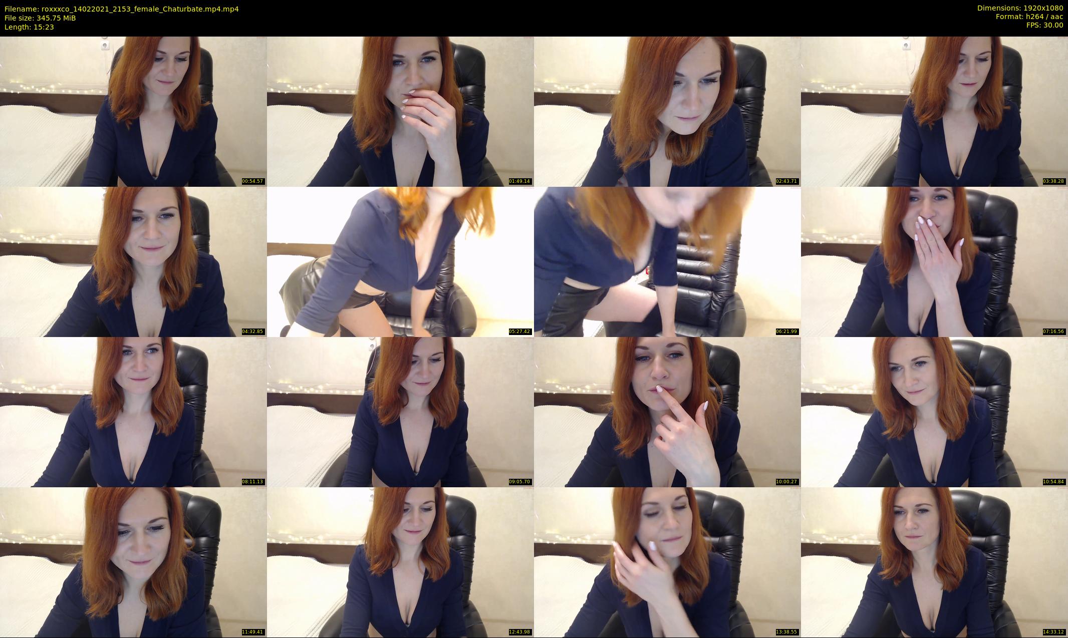 roxxxco — 16 minute Chaturbate female cam show recording, 1080p, Feb 14, 2021