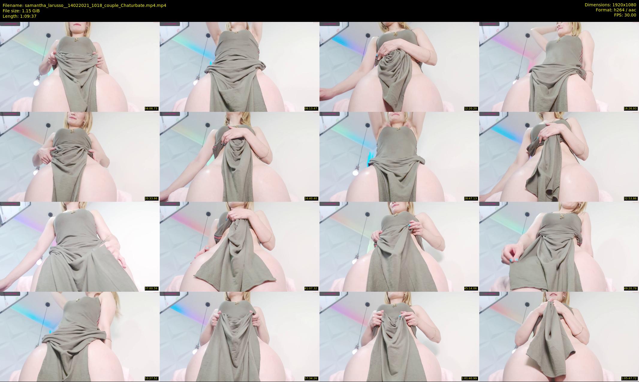 samantha_larusso_ — 70 minute Chaturbate couple cam show recording, 1080p, Feb 14, 2021