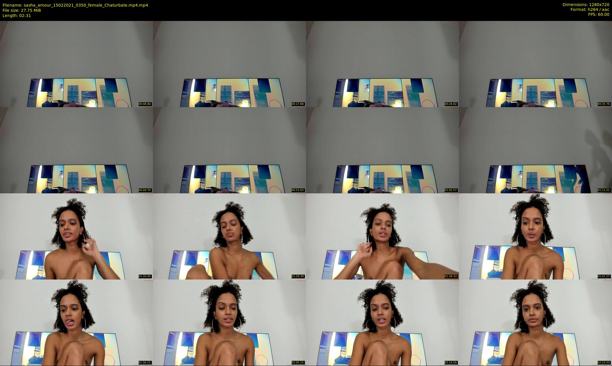sasha_amour — 3 minute Chaturbate female cam show recording, 720p, Feb 15, 2021