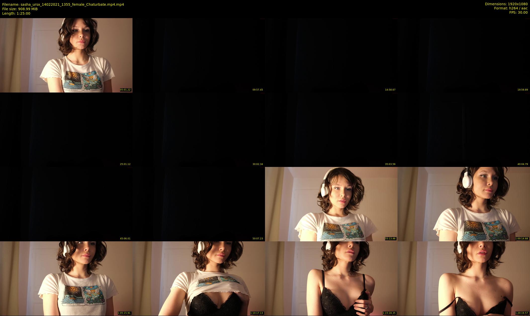 sasha_ursx — 85 minute Chaturbate female cam show recording, 1080p, Feb 14, 2021