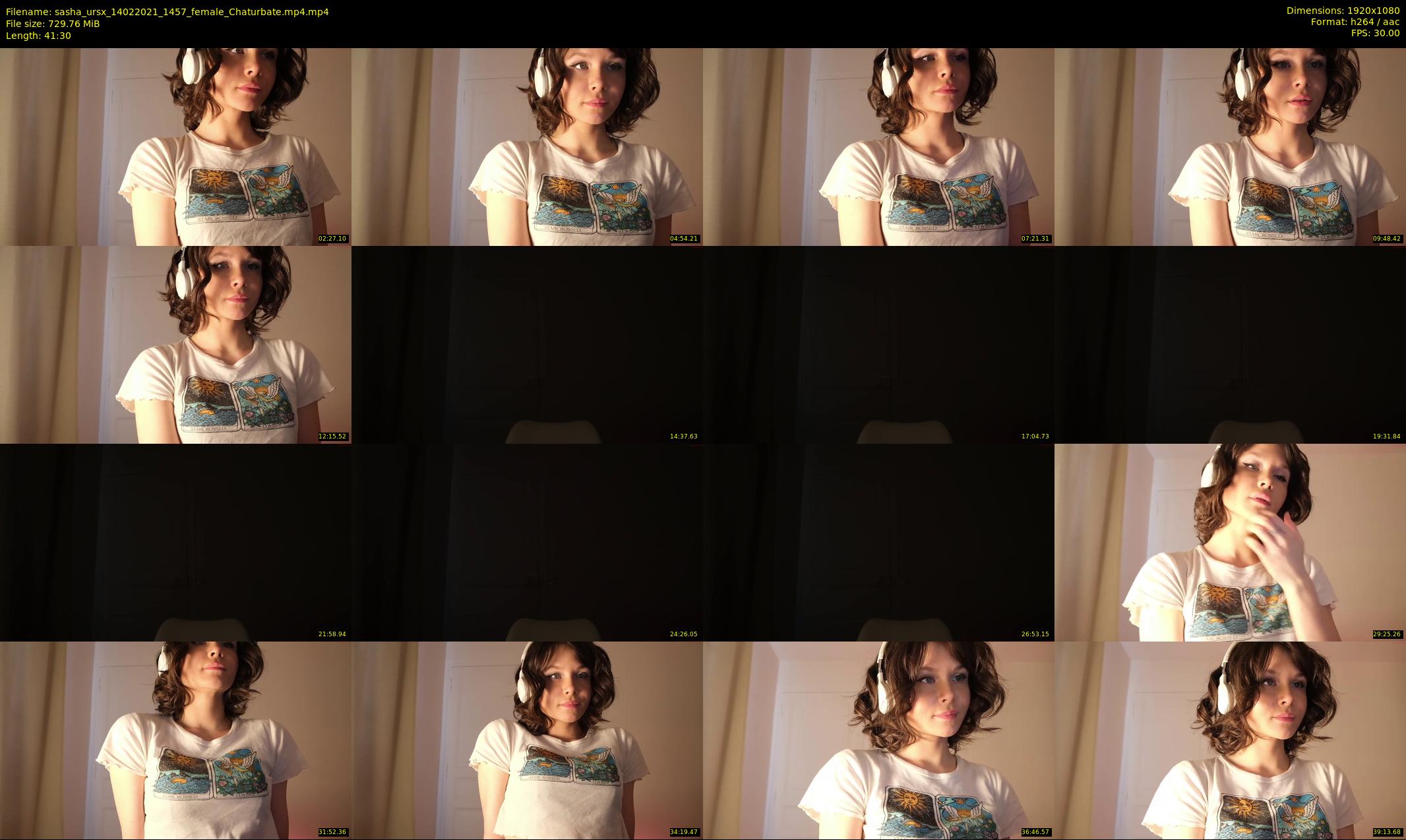 sasha_ursx — 42 minute Chaturbate female cam show recording, 1080p, Feb 14, 2021