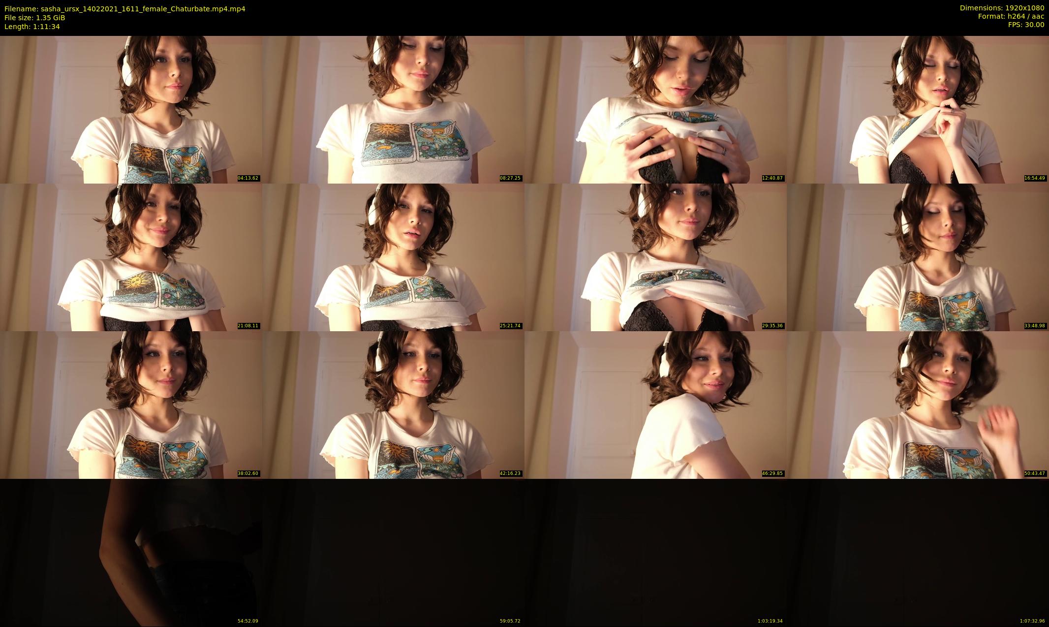 sasha_ursx — 72 minute Chaturbate female cam show recording, 1080p, Feb 14, 2021