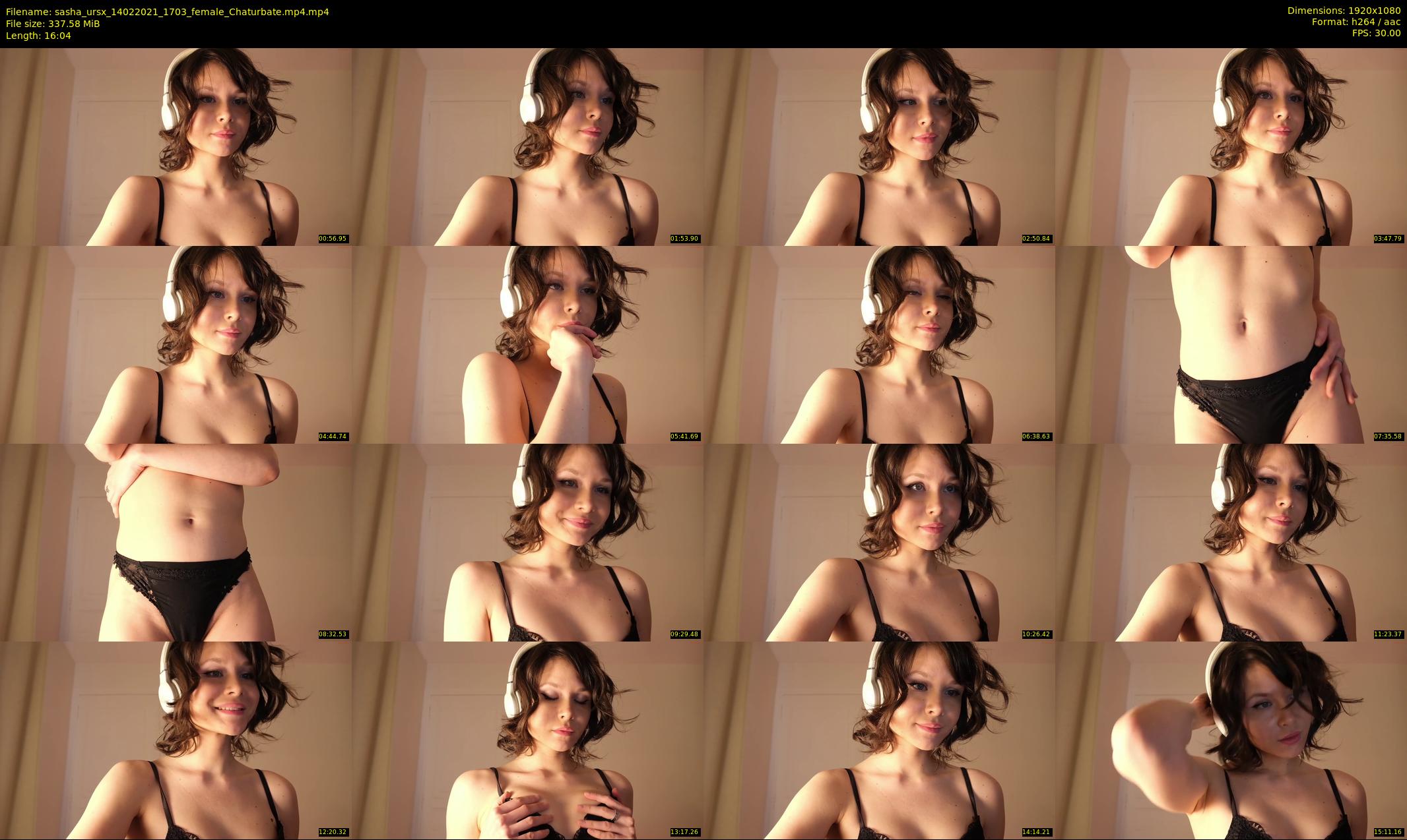 sasha_ursx — 17 minute Chaturbate female cam show recording, 1080p, Feb 14, 2021
