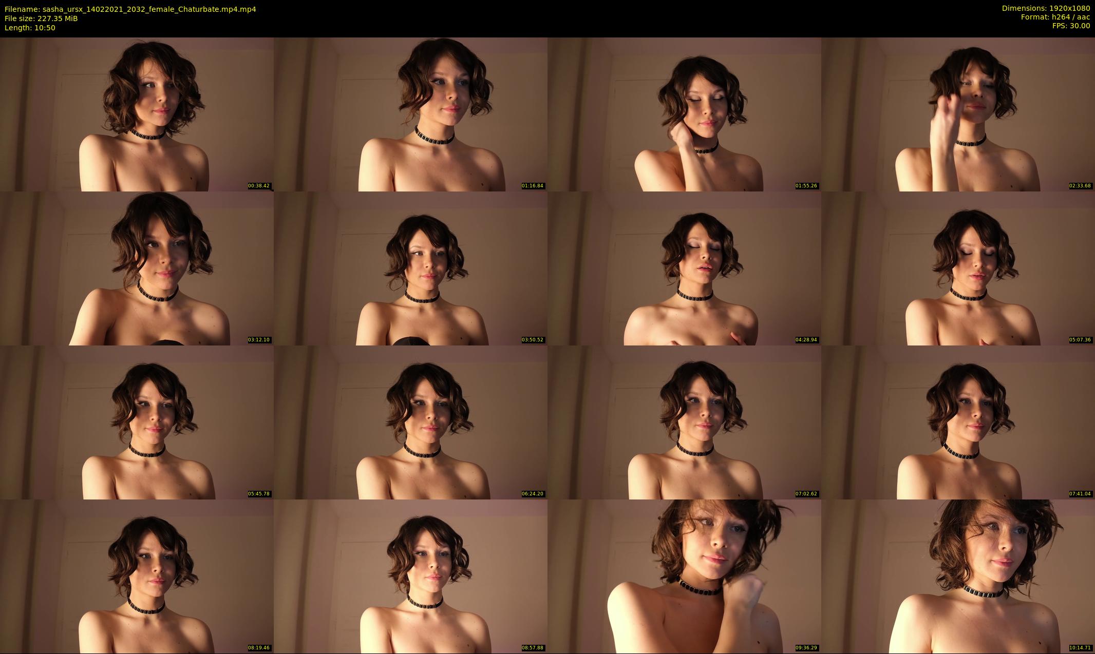sasha_ursx — 11 minute Chaturbate female cam show recording, 1080p, Feb 14, 2021