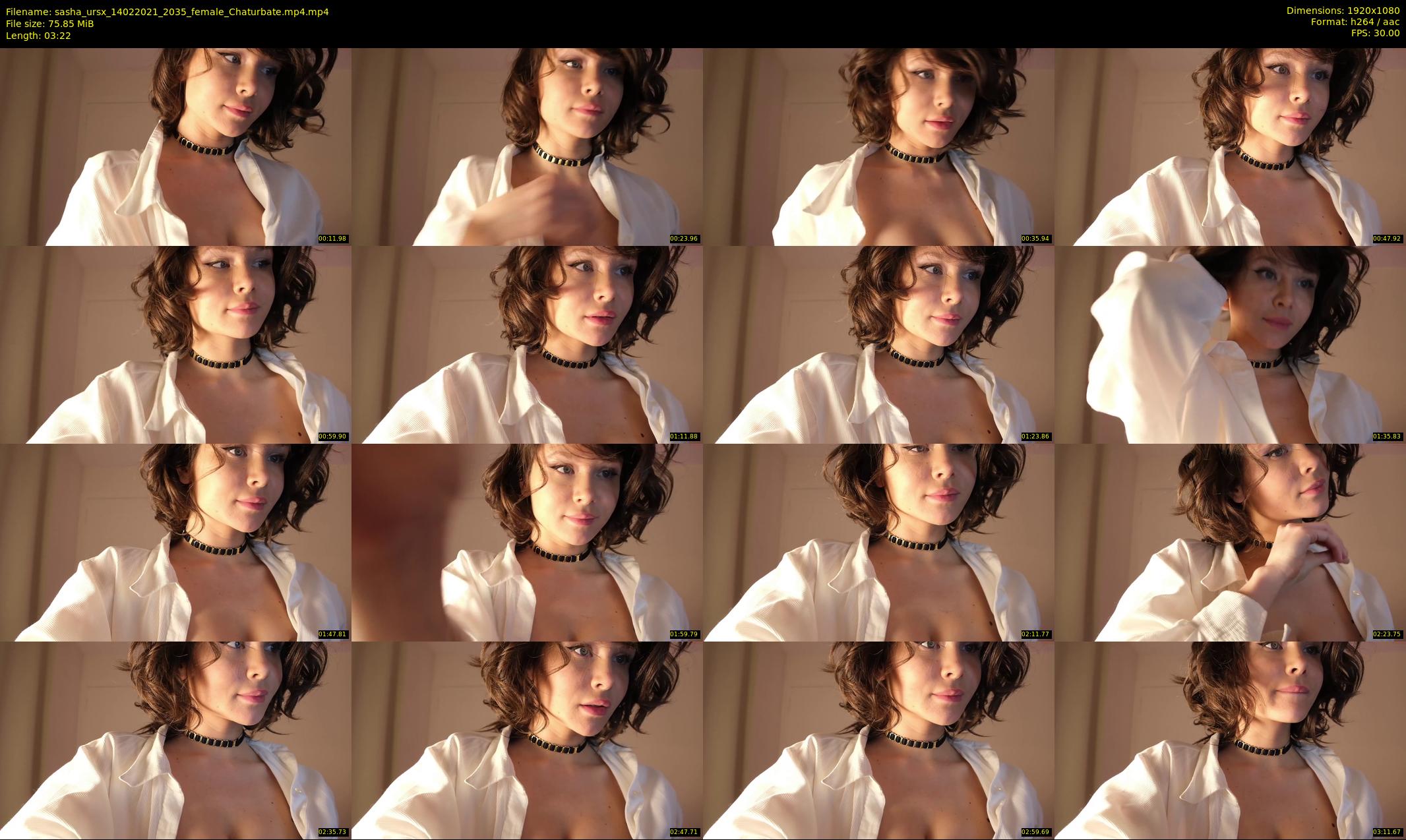 sasha_ursx — 4 minute Chaturbate female cam show recording, 1080p, Feb 14, 2021