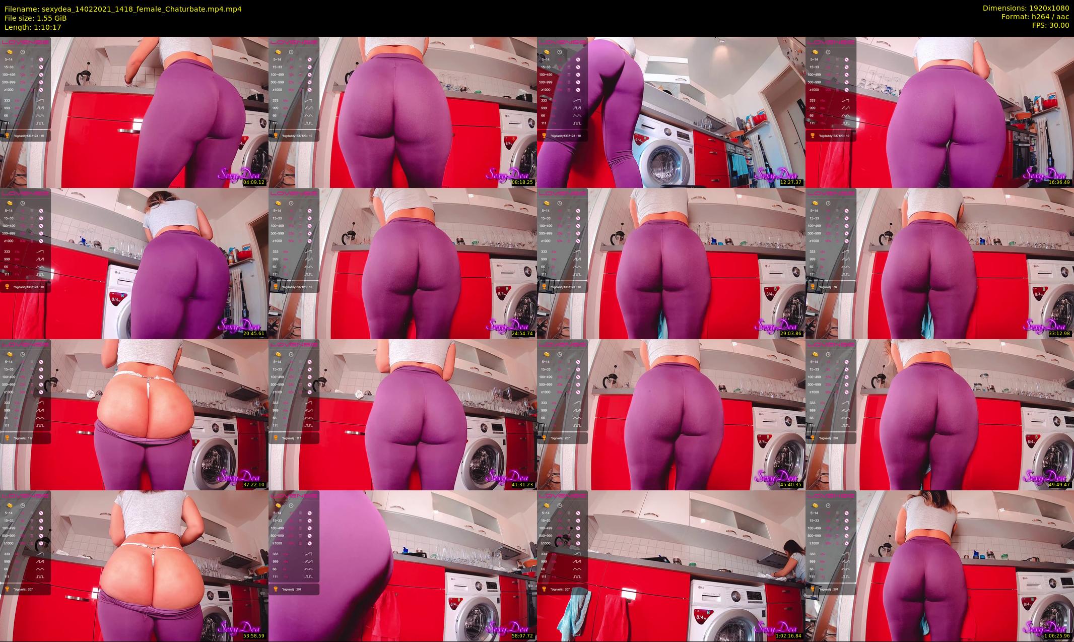 sexydea — 71 minute Chaturbate female cam show recording, 1080p, Feb 14, 2021