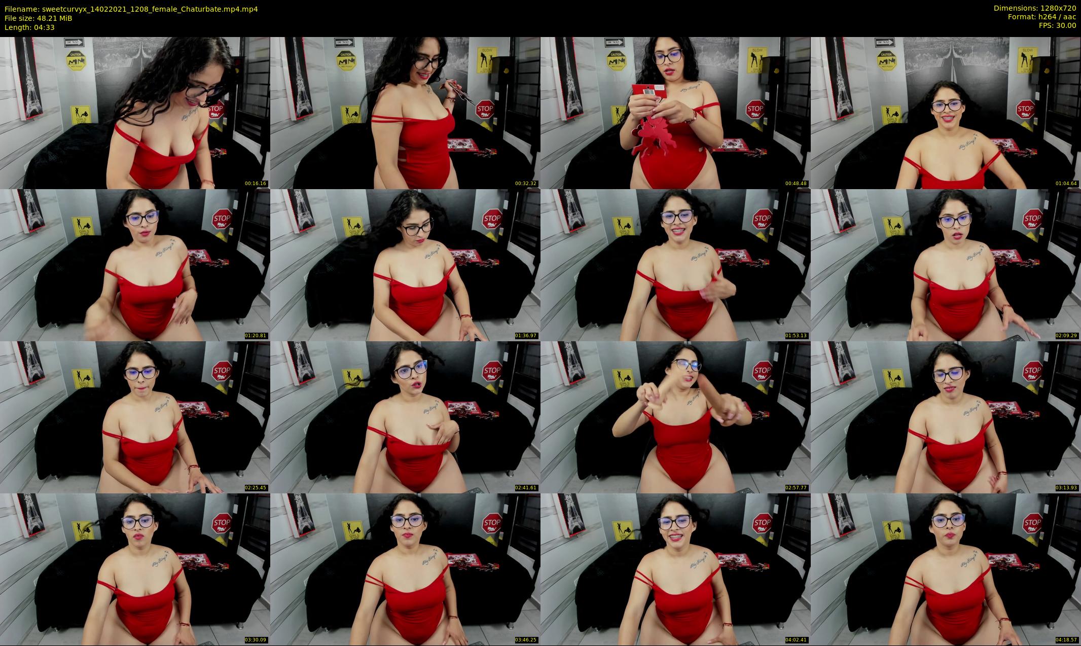 sweetcurvyx — 5 minute Chaturbate couple cam show recording, 720p, Feb 14, 2021