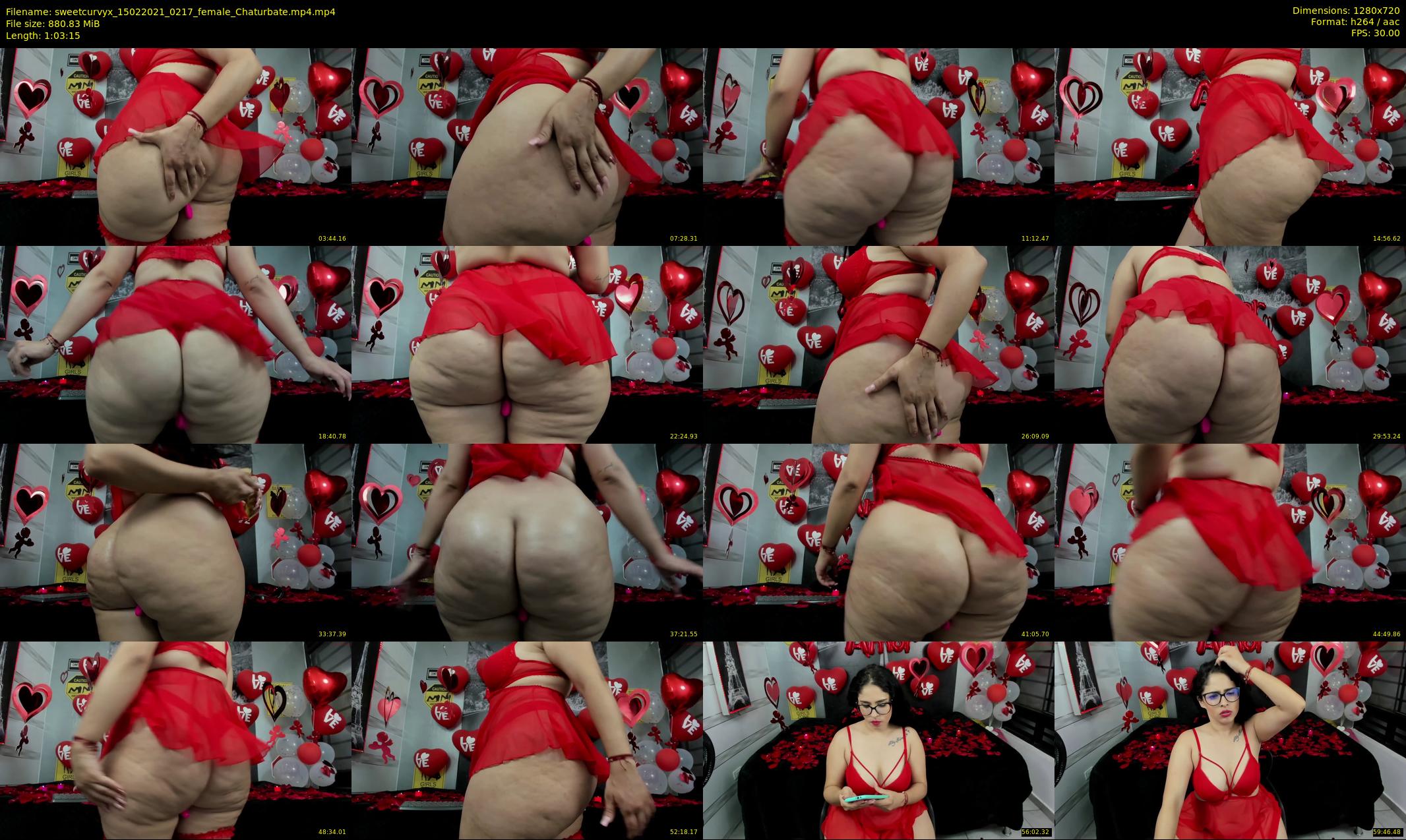 sweetcurvyx — 64 minute Chaturbate couple cam show recording, 720p, Feb 15, 2021